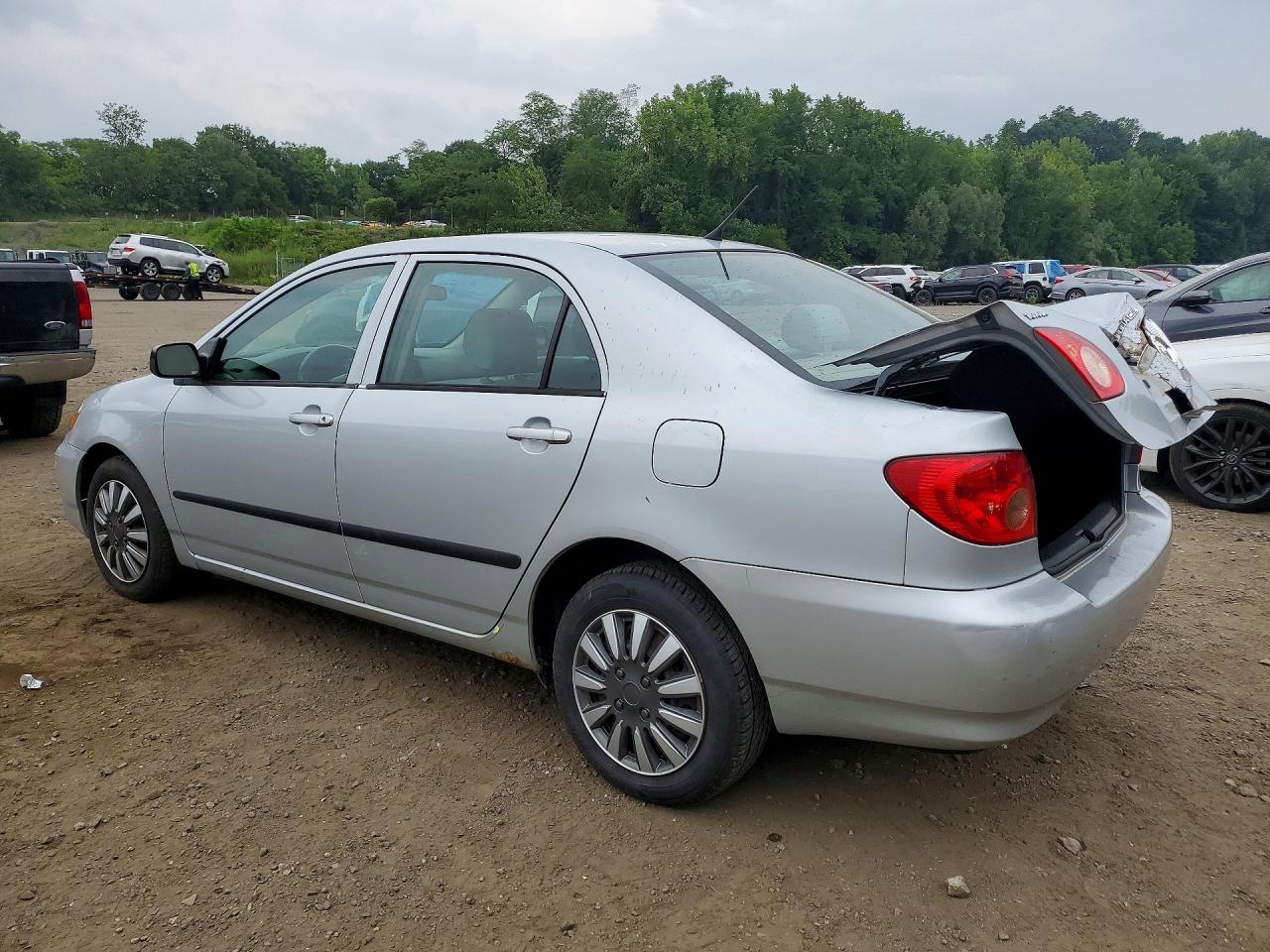 2008 Toyota Corolla Ce Silver vin: 2T1BR32EX8C904044