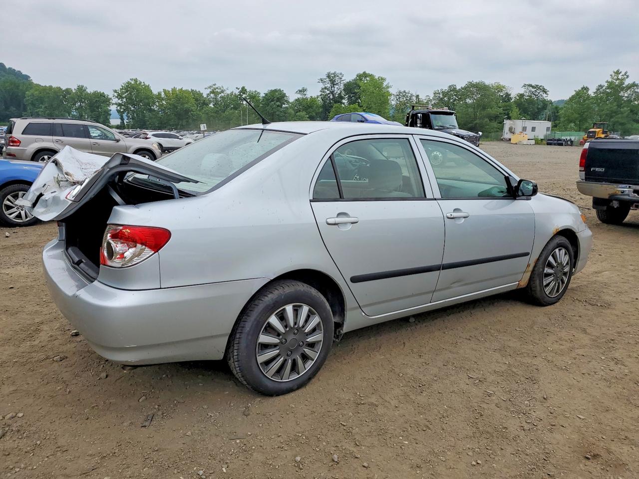 2008 Toyota Corolla Ce Silver vin: 2T1BR32EX8C904044