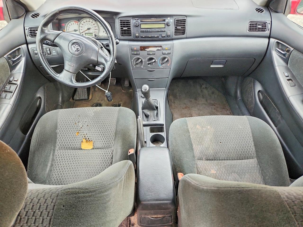 2008 Toyota Corolla S Orange vin: 2T1BR32EX8C905503