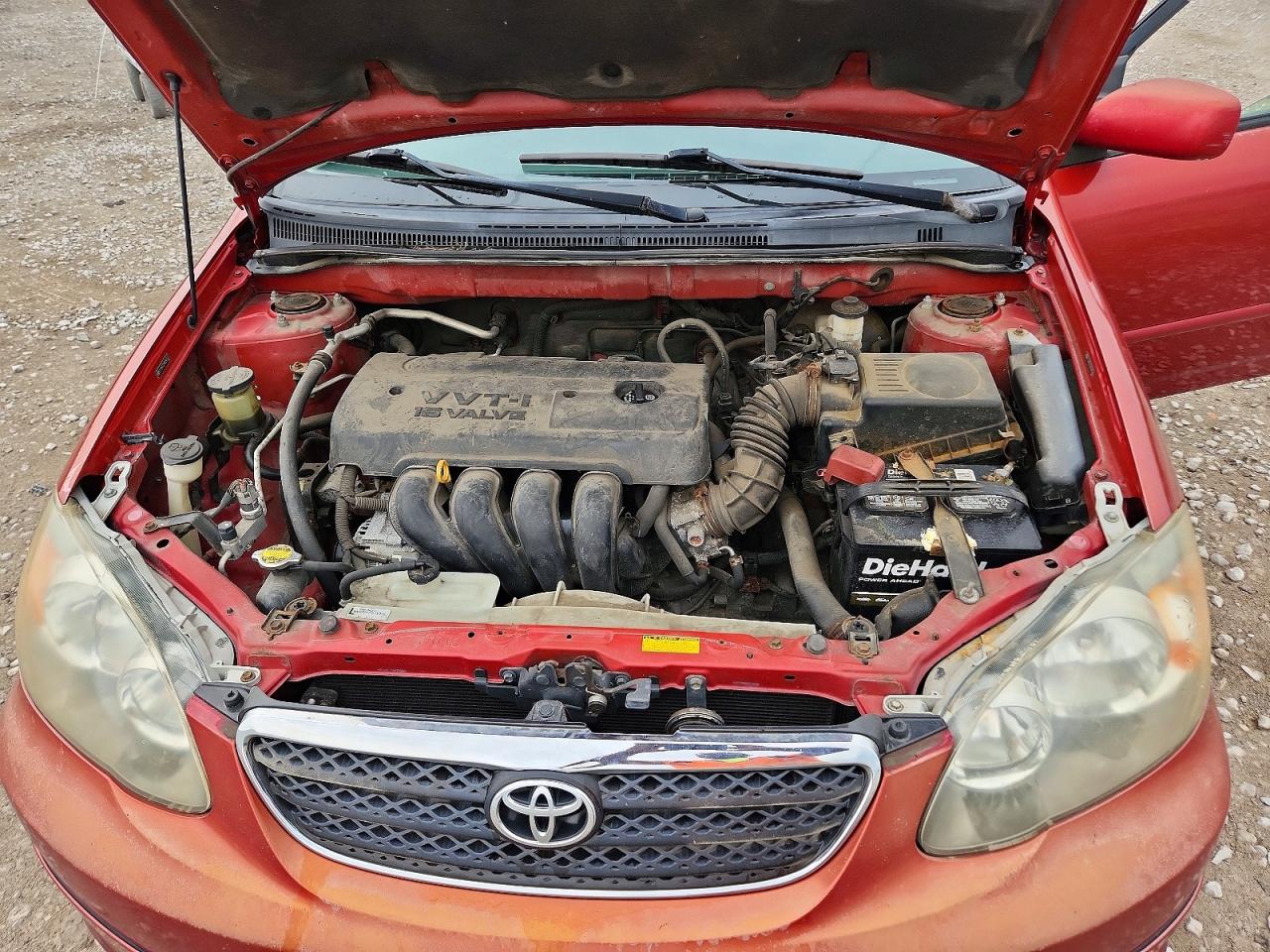 2008 Toyota Corolla S Orange vin: 2T1BR32EX8C905503