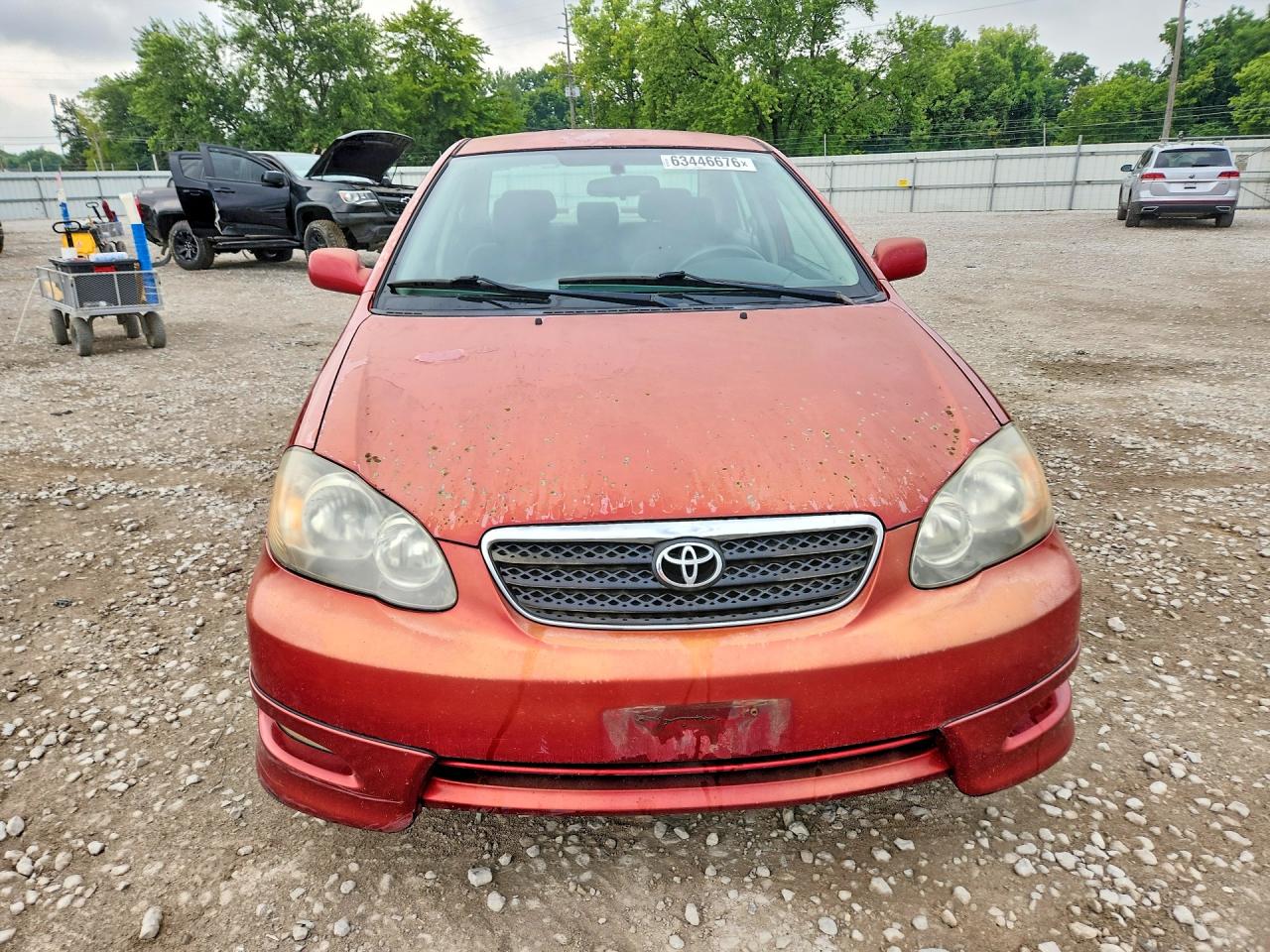 2008 Toyota Corolla S Orange vin: 2T1BR32EX8C905503