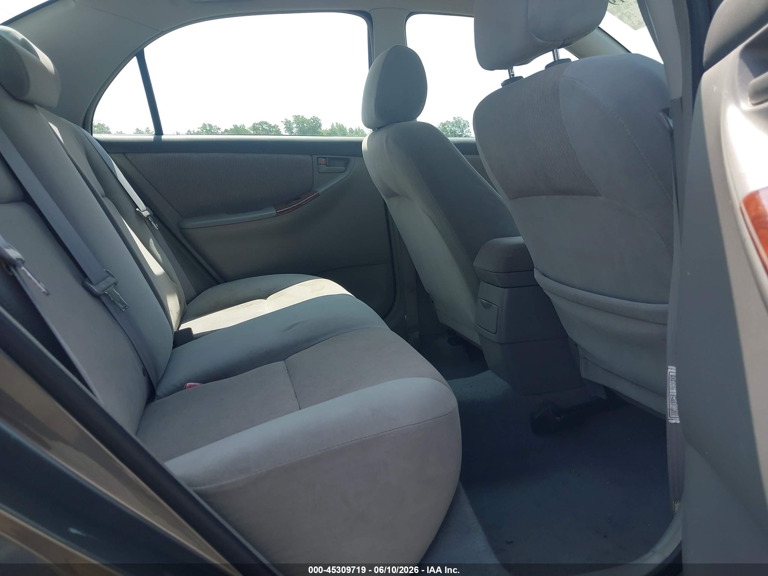 2008 Toyota Corolla Le Gray vin: 2T1BR32EX8C919062