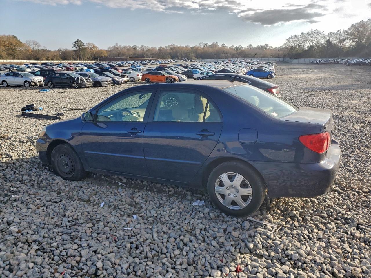 2008 Toyota Corolla Ce Blue vin: 2T1BR32EX8C924858