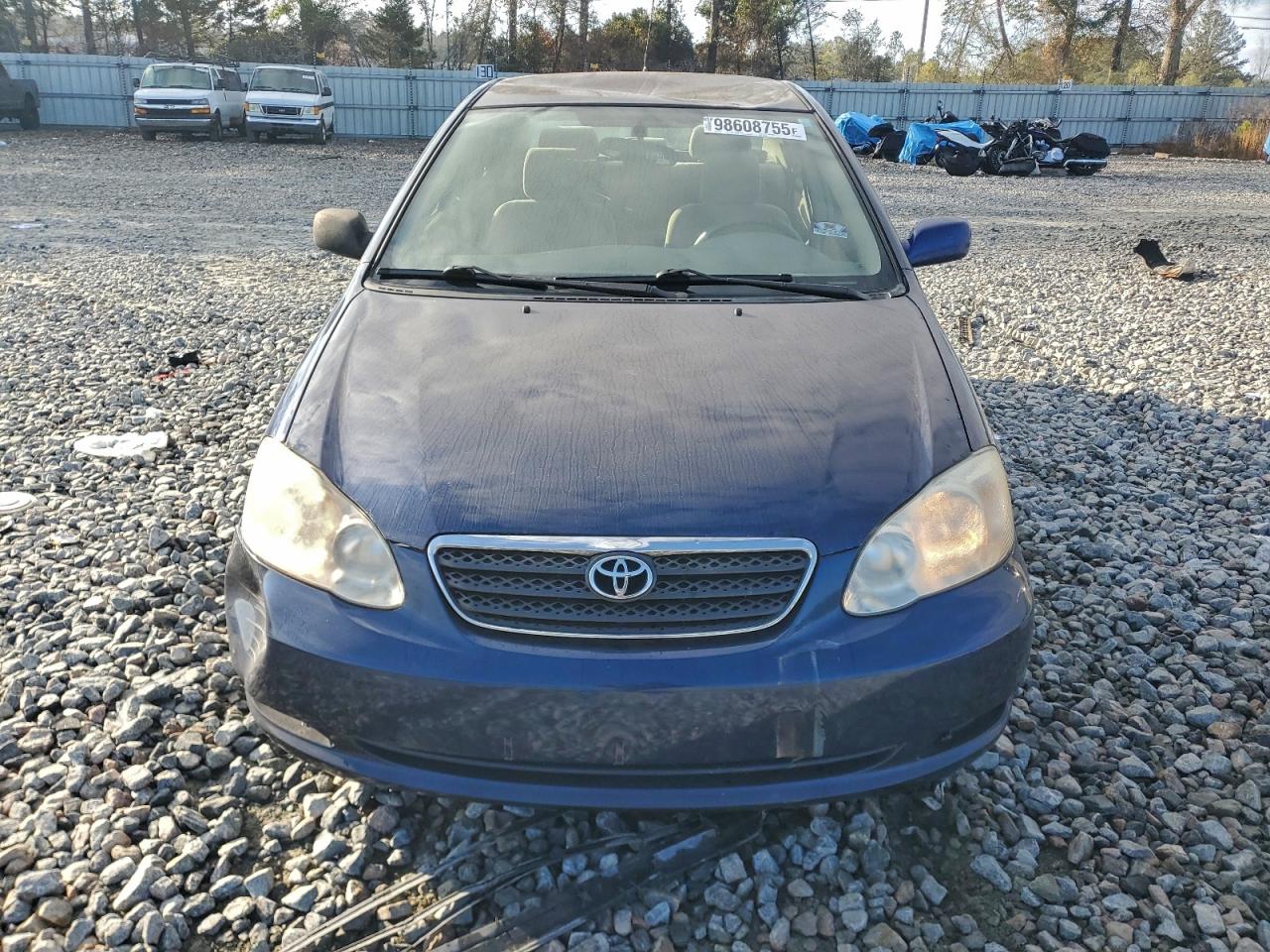 2008 Toyota Corolla Ce Blue vin: 2T1BR32EX8C924858