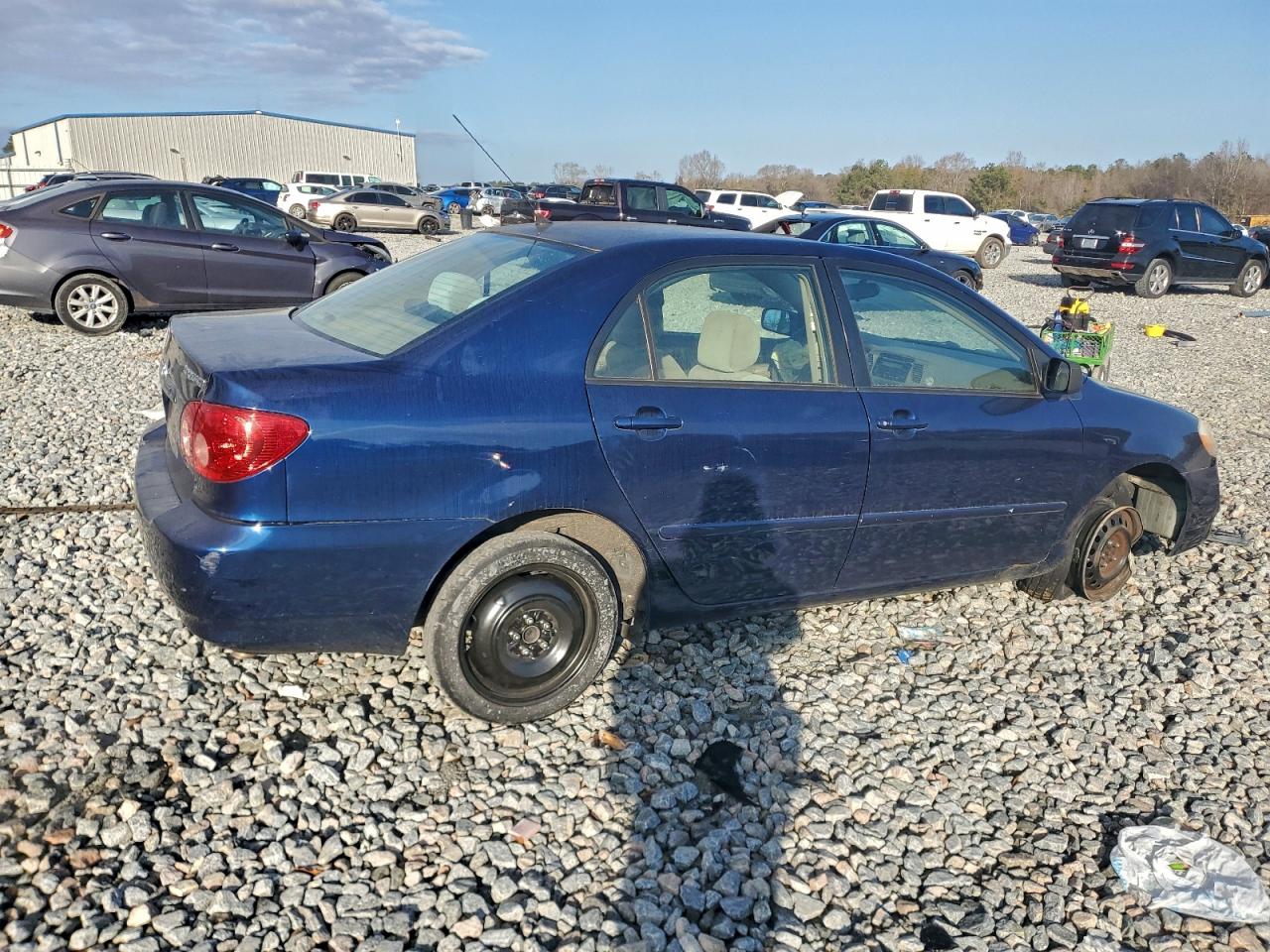 2008 Toyota Corolla Ce Blue vin: 2T1BR32EX8C924858