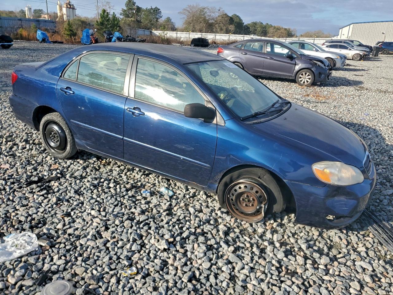 2008 Toyota Corolla Ce Blue vin: 2T1BR32EX8C924858