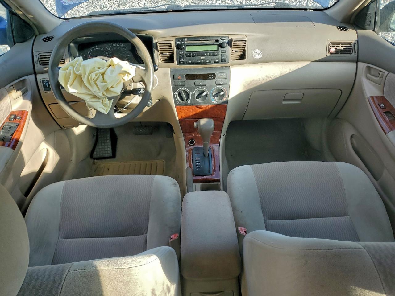 2008 Toyota Corolla Ce Blue vin: 2T1BR32EX8C924858