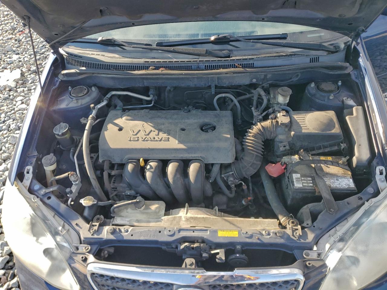 2008 Toyota Corolla Ce Blue vin: 2T1BR32EX8C924858