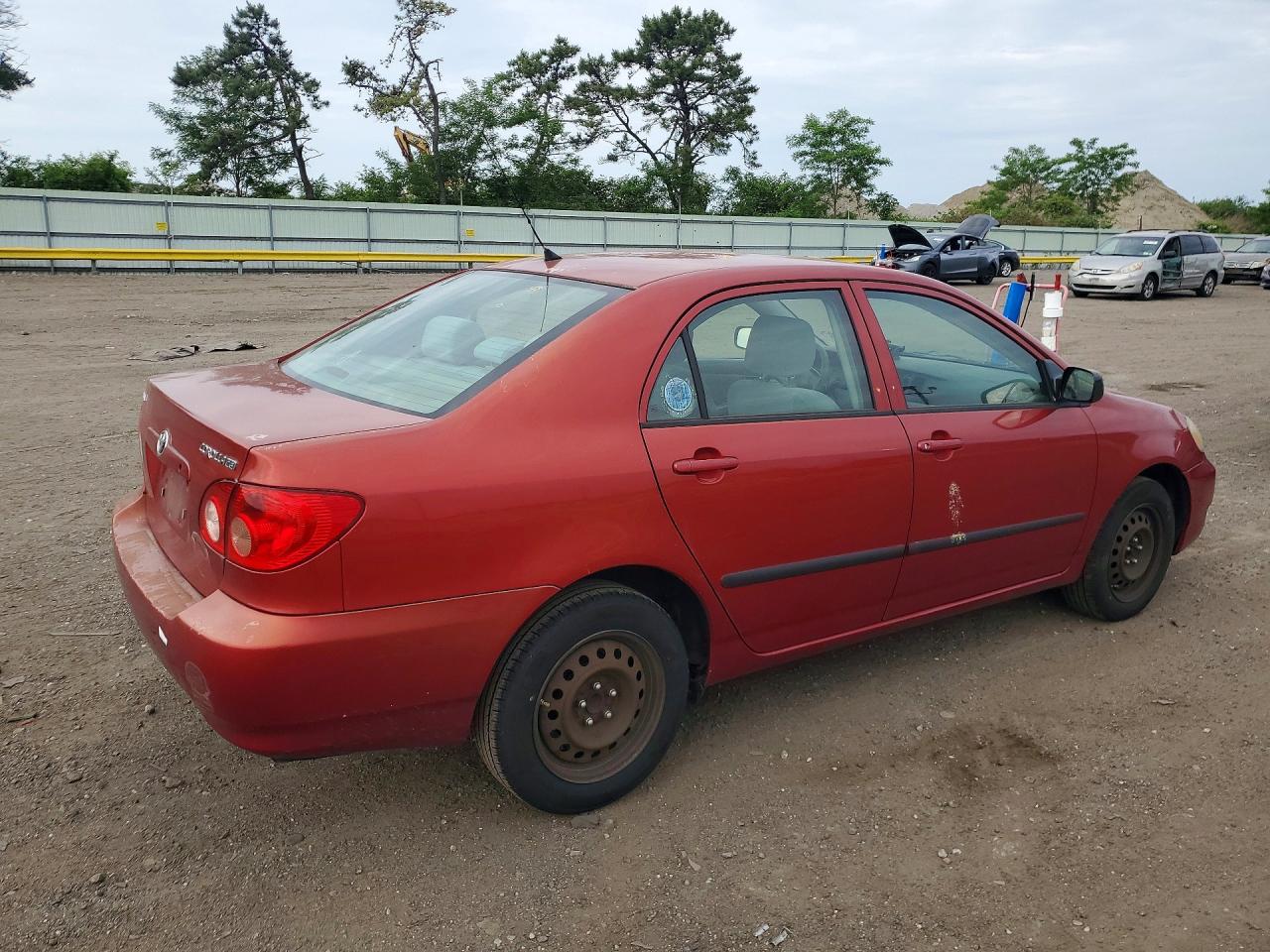 2008 Toyota Corolla Red vin: 2T1BR32EX8C929557