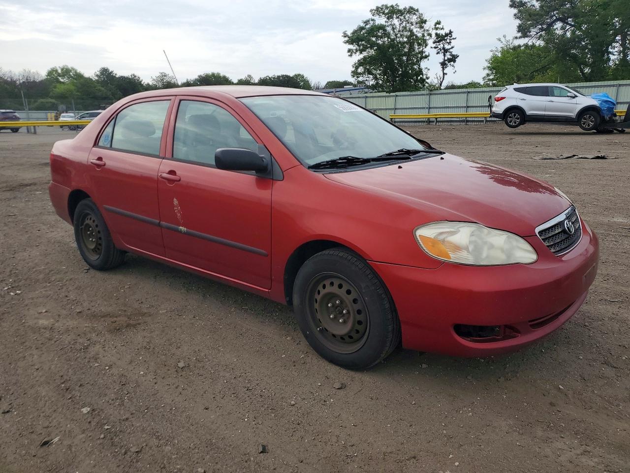2008 Toyota Corolla Red vin: 2T1BR32EX8C929557