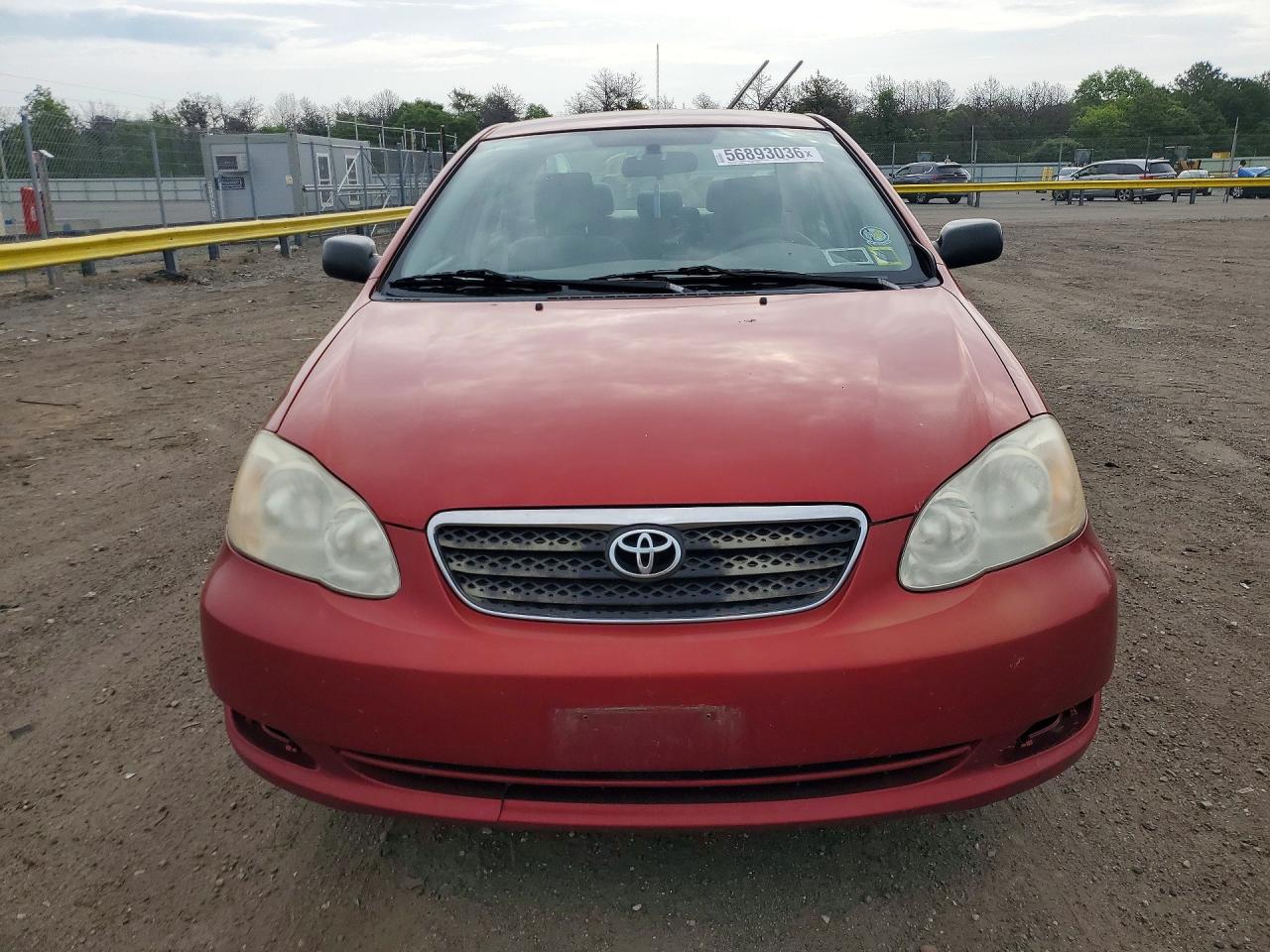2008 Toyota Corolla Red vin: 2T1BR32EX8C929557