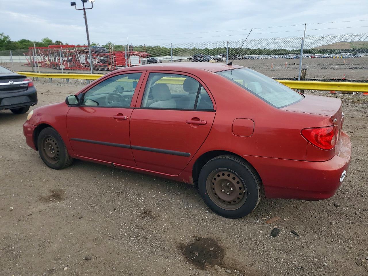 2008 Toyota Corolla Red vin: 2T1BR32EX8C929557