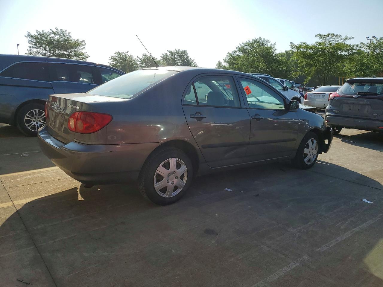 2008 Toyota Corolla Ce Серый vin: 2T1BR32EX8C939120