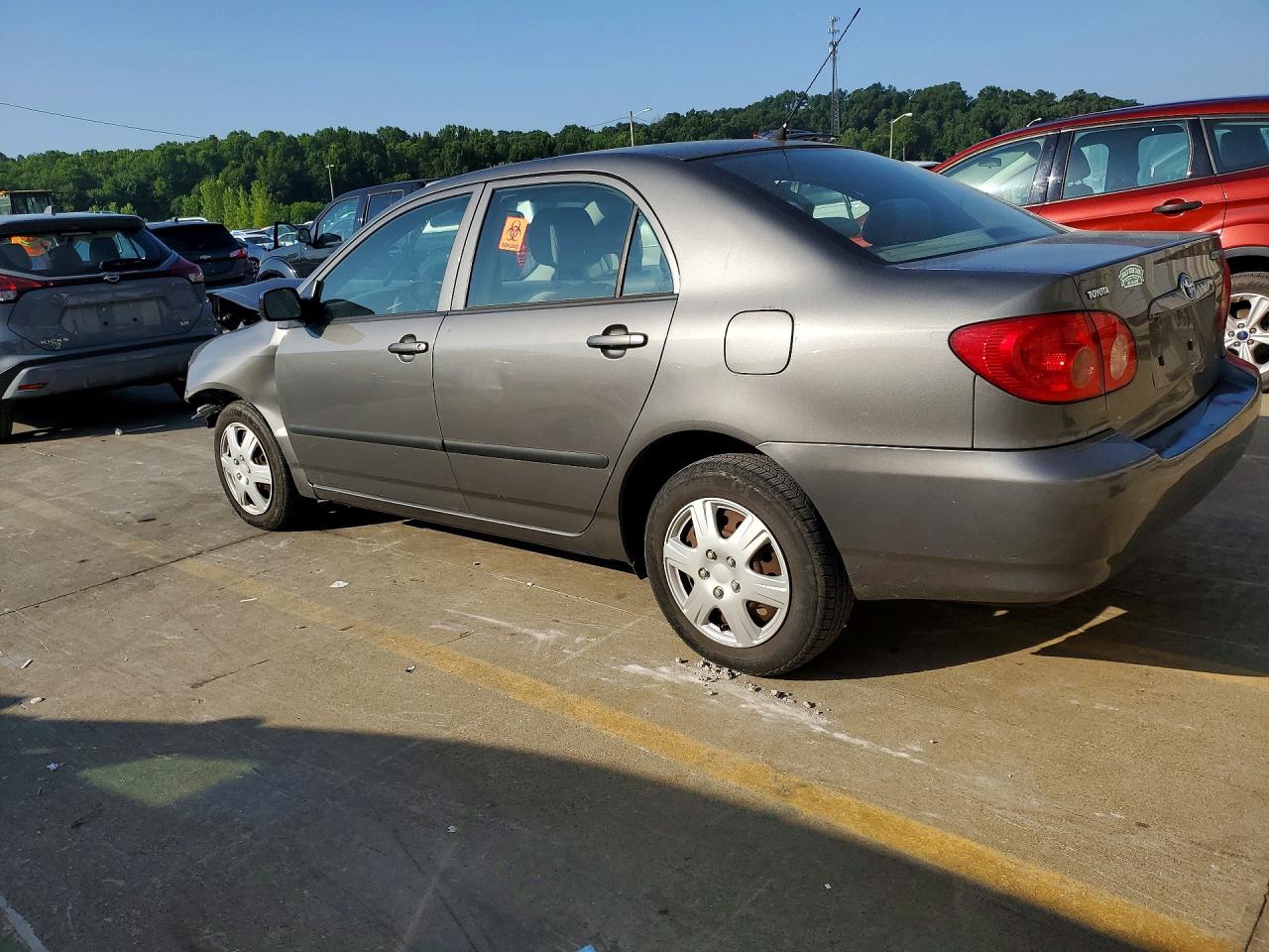 2008 Toyota Corolla Ce Серый vin: 2T1BR32EX8C939120