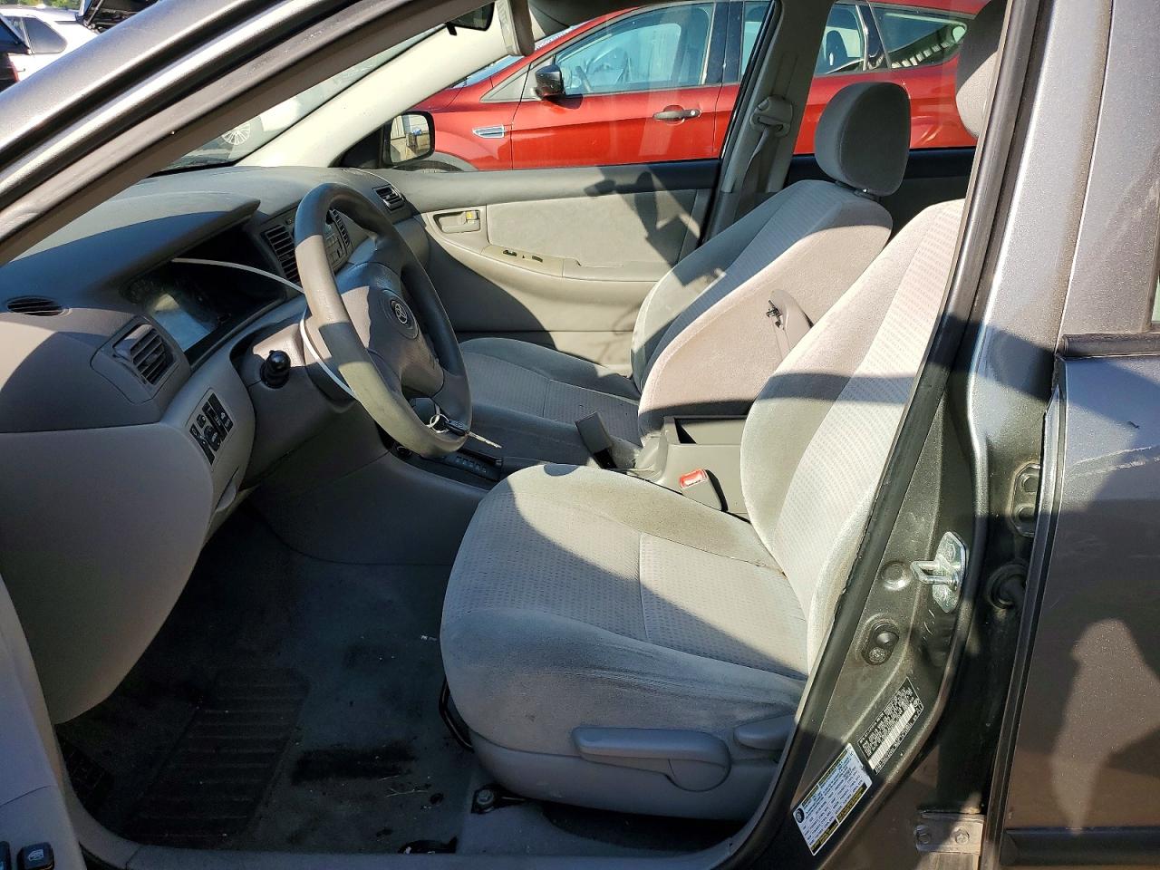 2008 Toyota Corolla Ce Серый vin: 2T1BR32EX8C939120