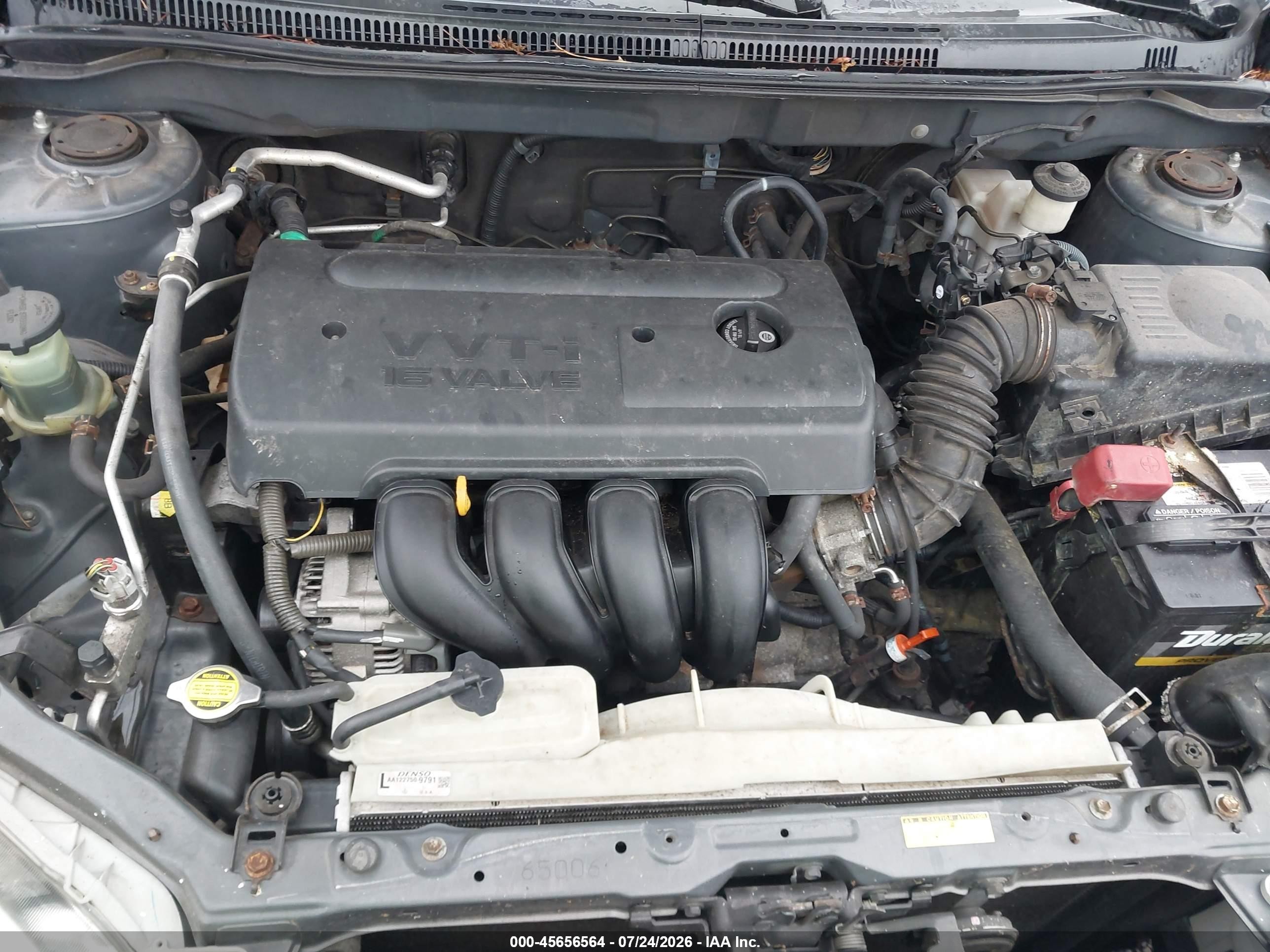 2008 Toyota Corolla Ce Gray vin: 2T1BR32EX8C939490