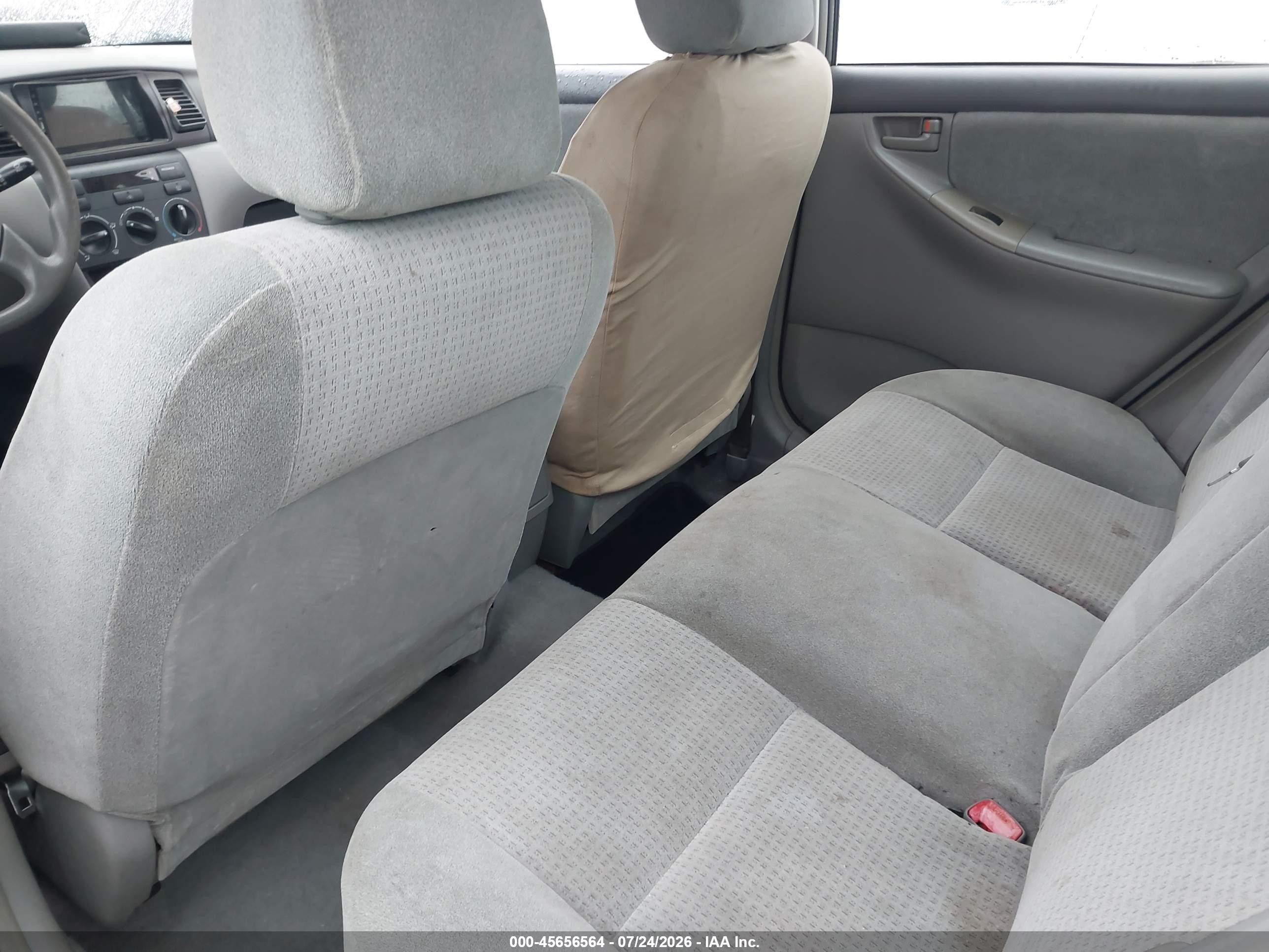 2008 Toyota Corolla Ce Gray vin: 2T1BR32EX8C939490