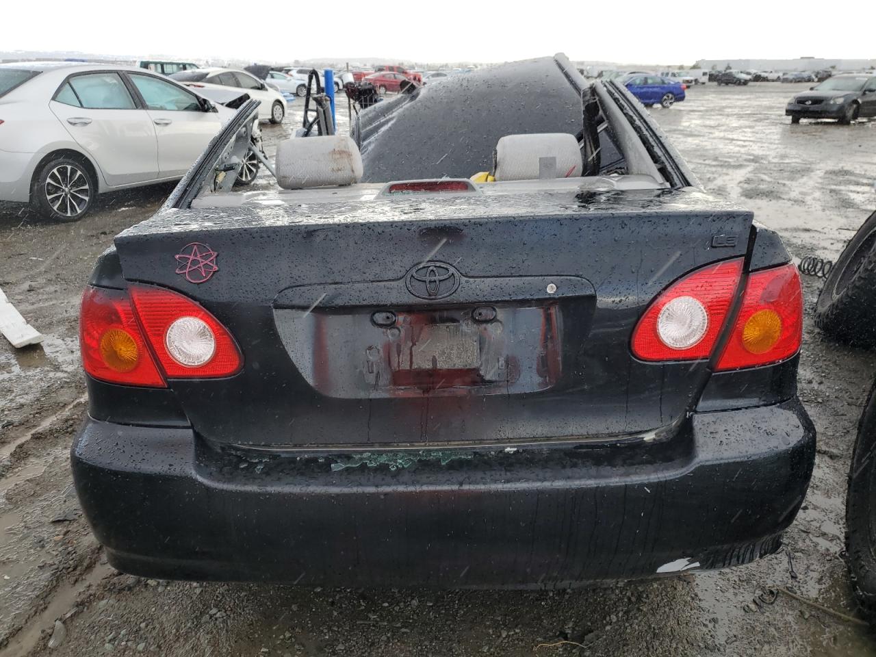 2003 Toyota Corolla Ce   Black vin: 2T1BR38E03C011834