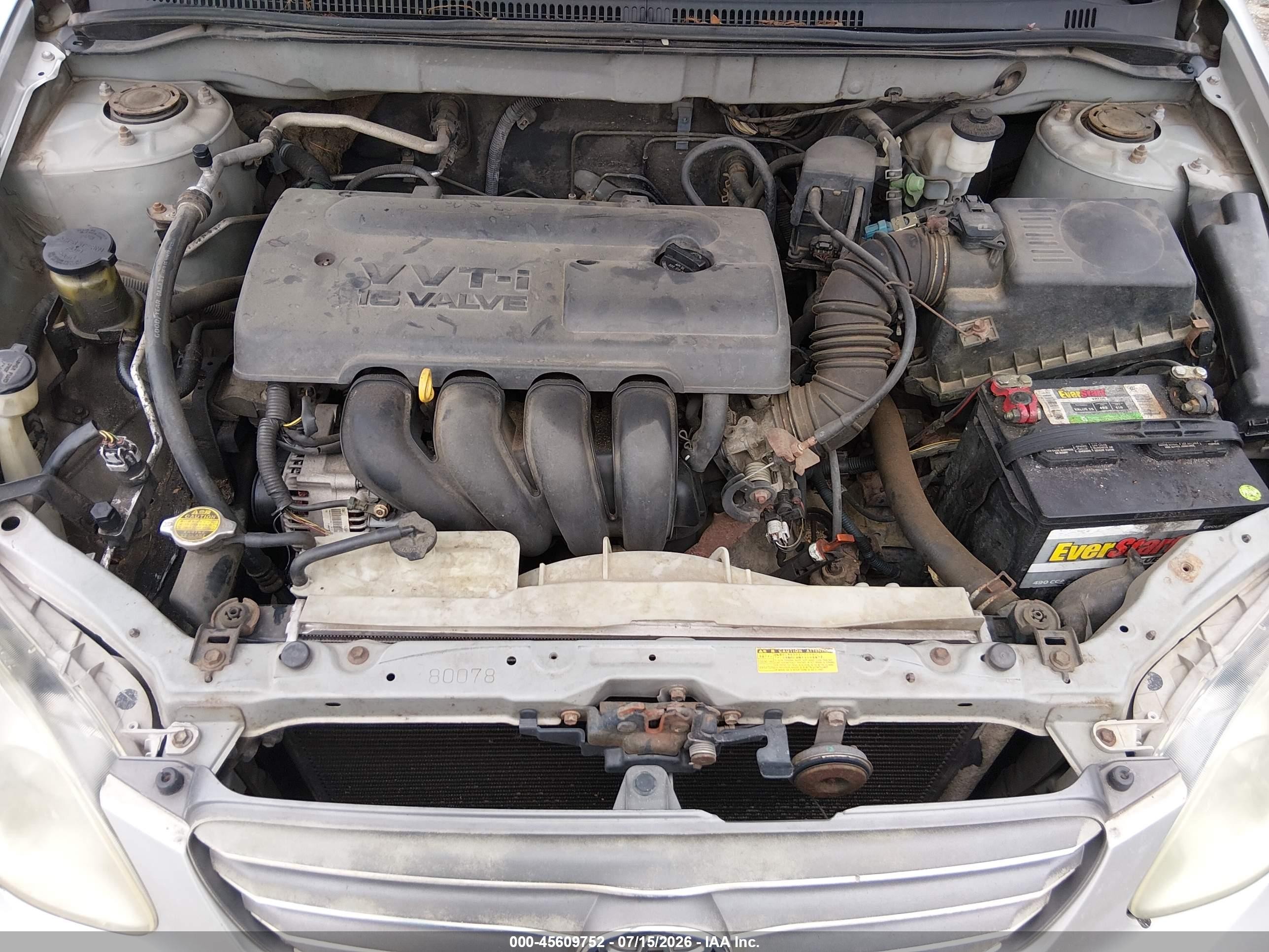 2004 Toyota Corolla S Серебряный vin: 2T1BR38E04C282457