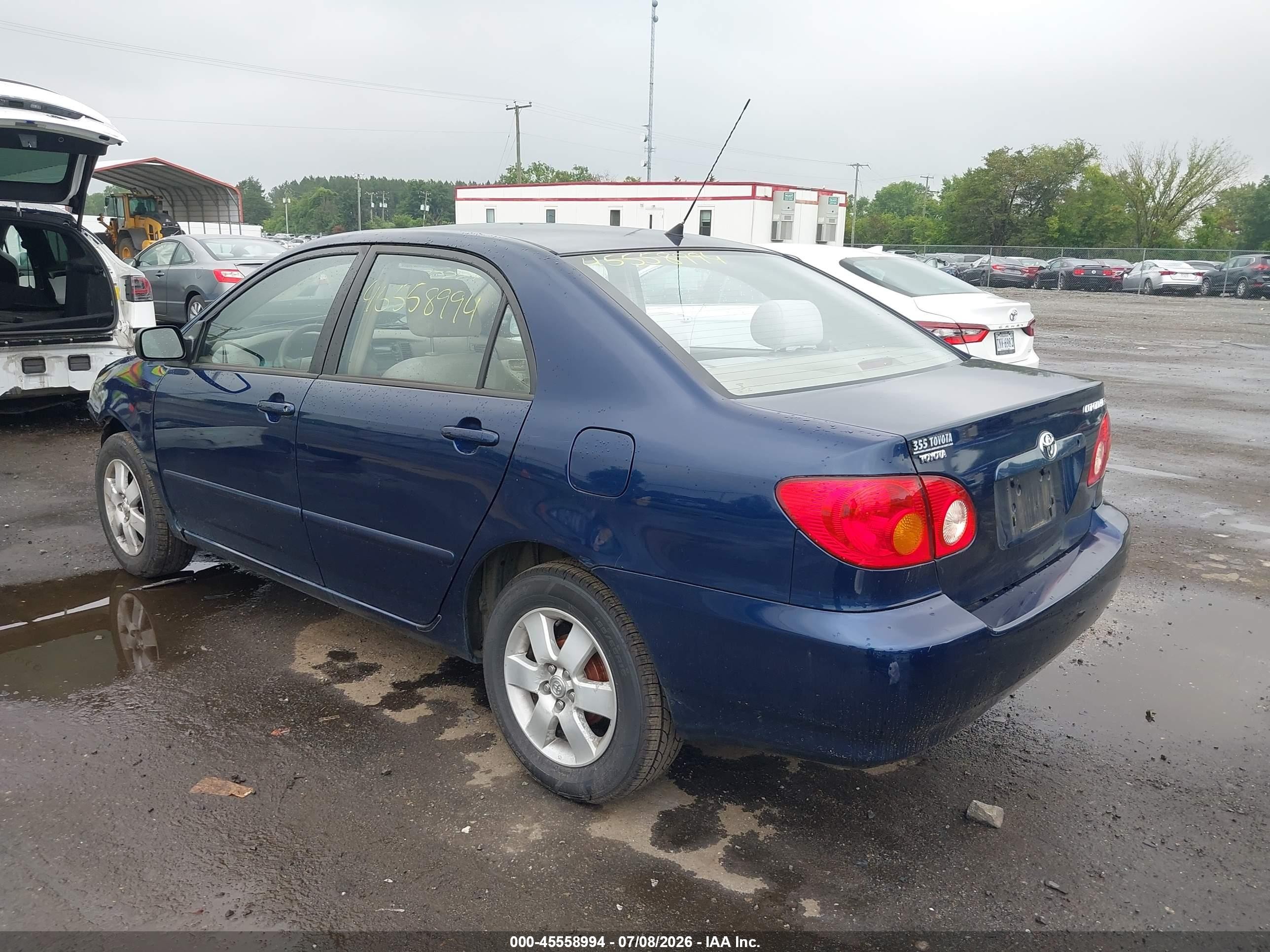 2004 Toyota Corolla Le Blue vin: 2T1BR38E14C221845