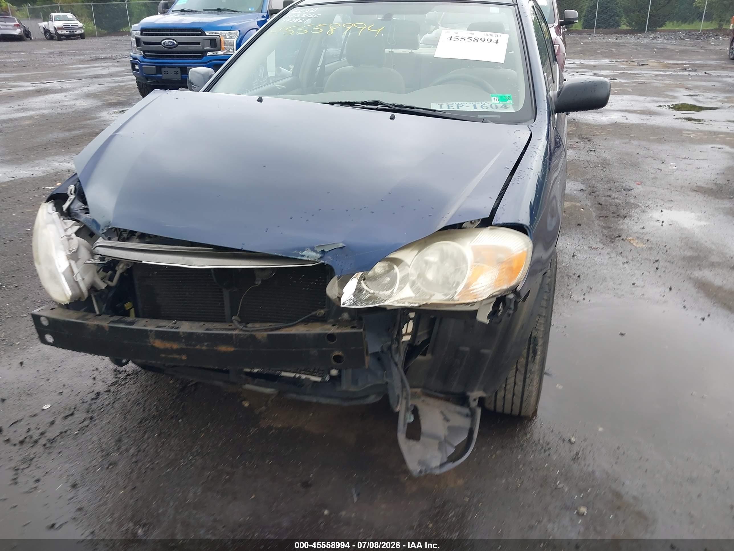 2004 Toyota Corolla Le Blue vin: 2T1BR38E14C221845