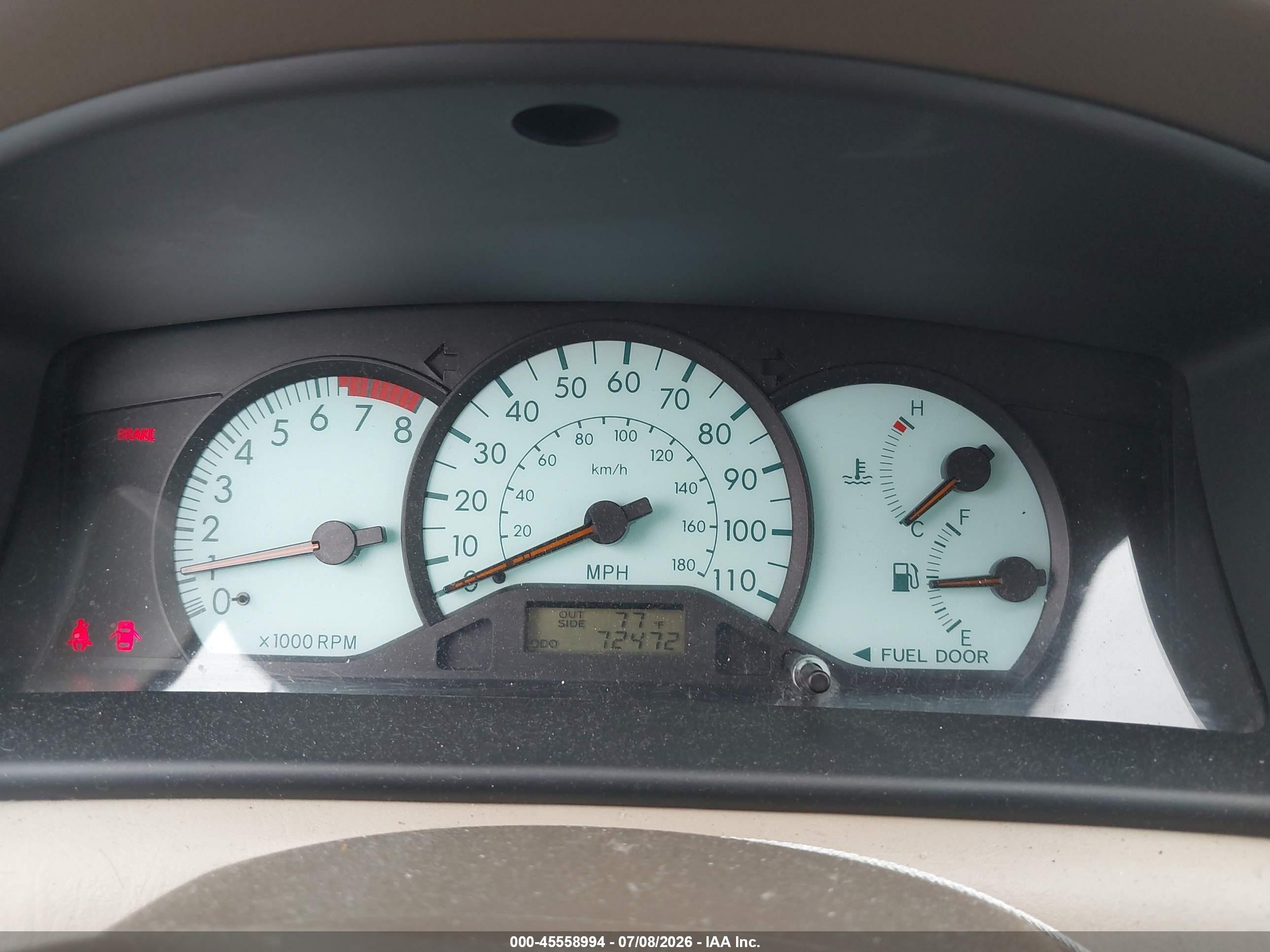 2004 Toyota Corolla Le Blue vin: 2T1BR38E14C221845