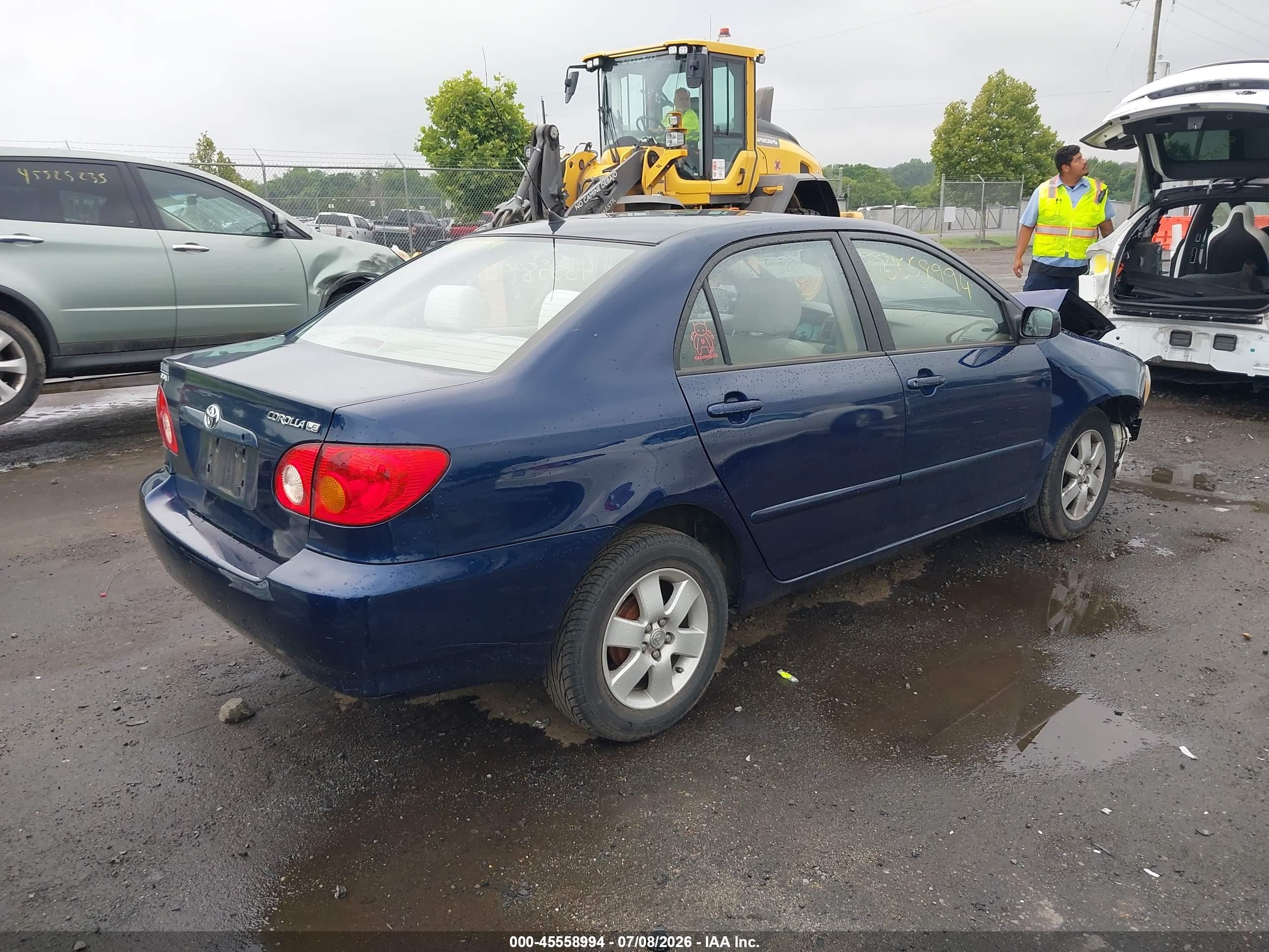 2004 Toyota Corolla Le Blue vin: 2T1BR38E14C221845