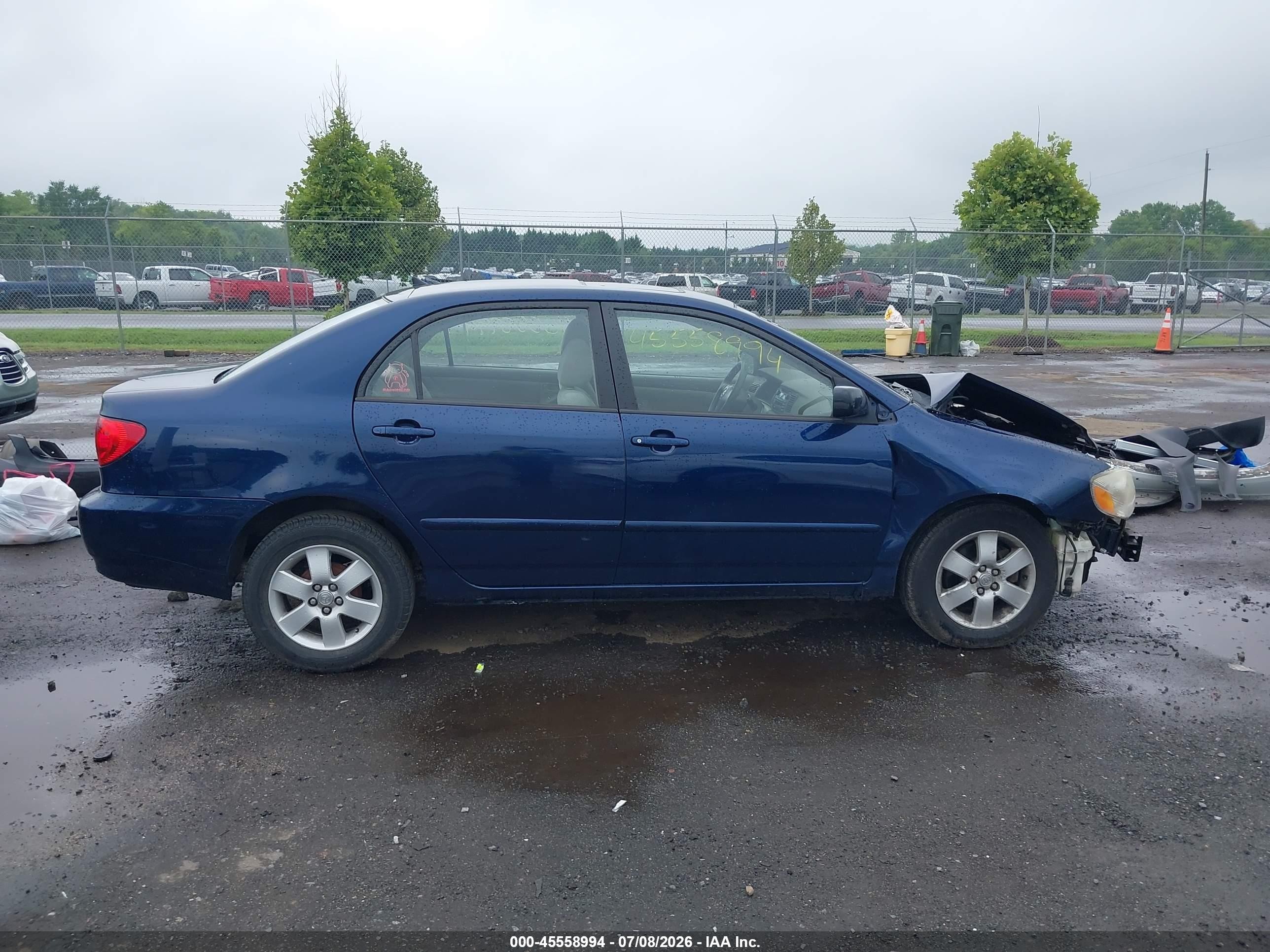 2004 Toyota Corolla Le Blue vin: 2T1BR38E14C221845