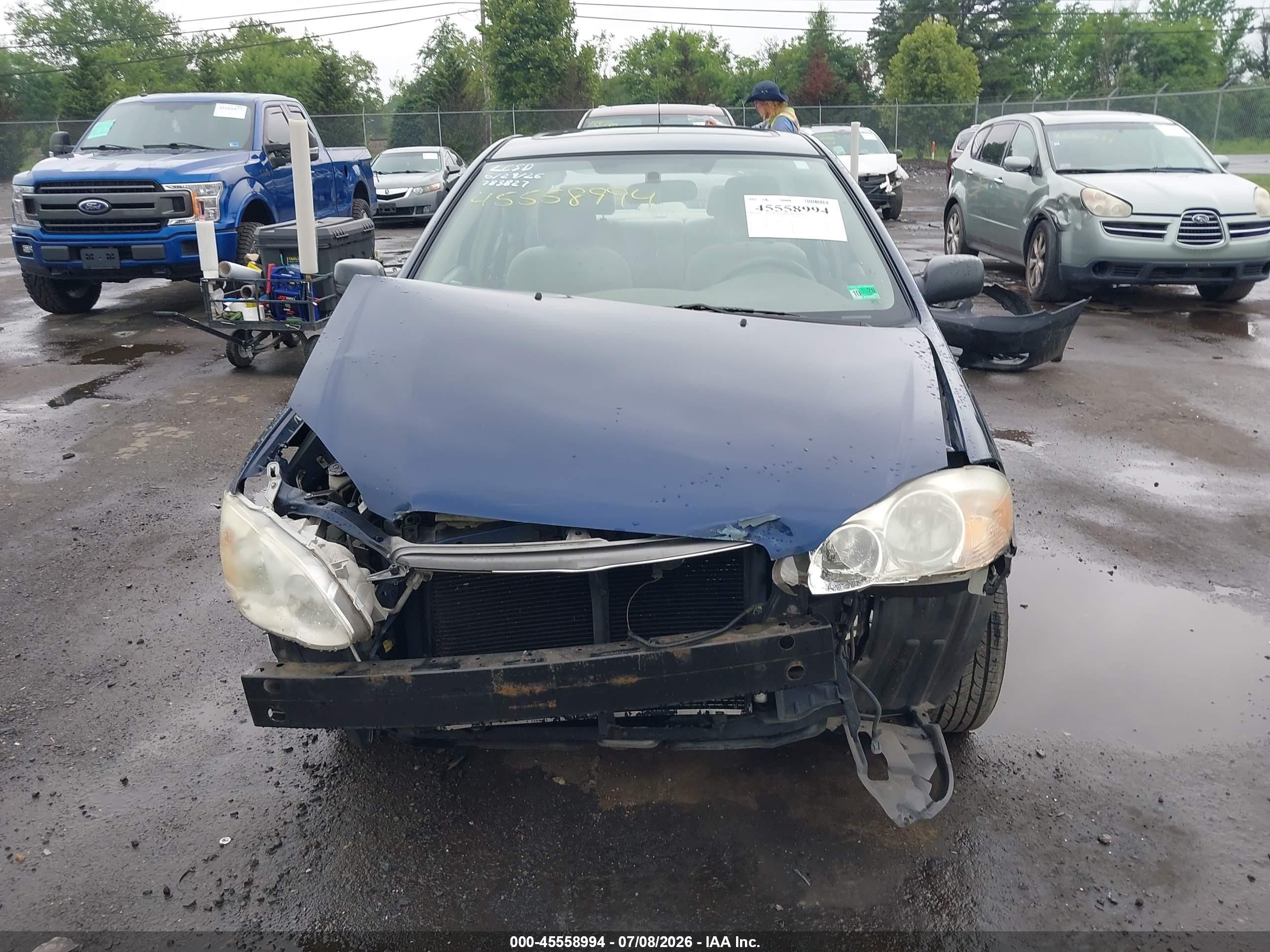 2004 Toyota Corolla Le Blue vin: 2T1BR38E14C221845