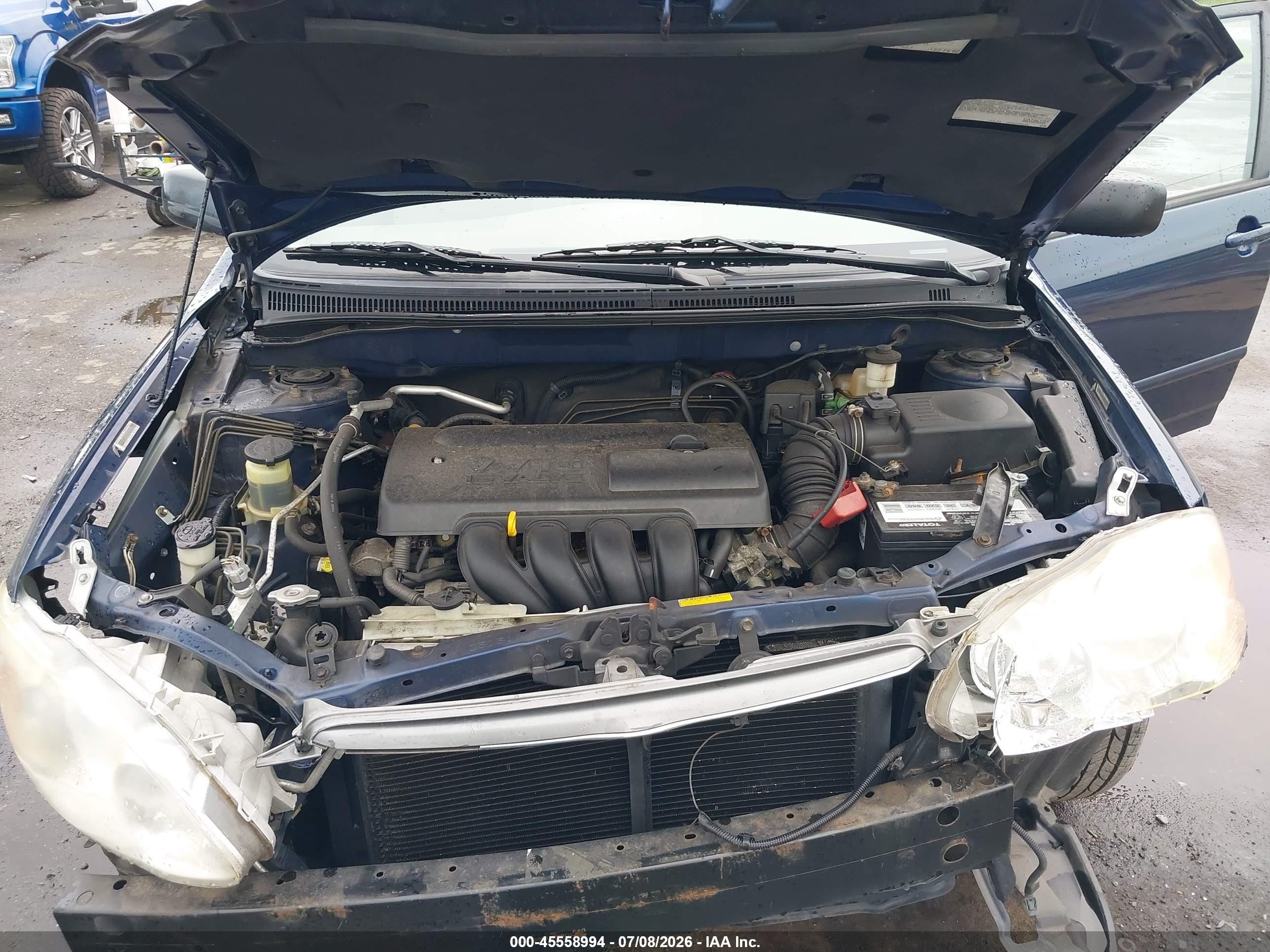 2004 Toyota Corolla Le Blue vin: 2T1BR38E14C221845