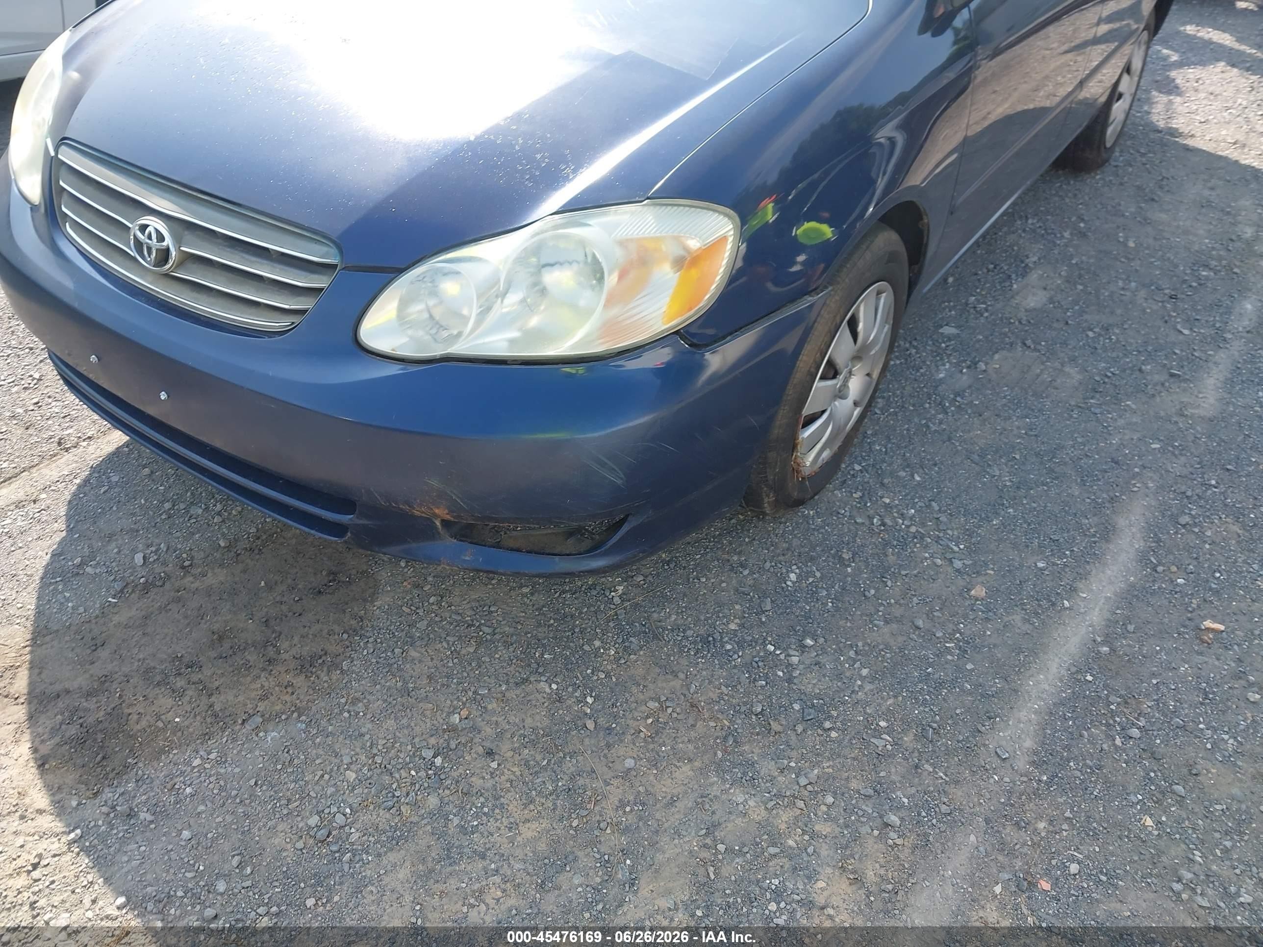 2004 Toyota Corolla Le Синий vin: 2T1BR38E14C313778