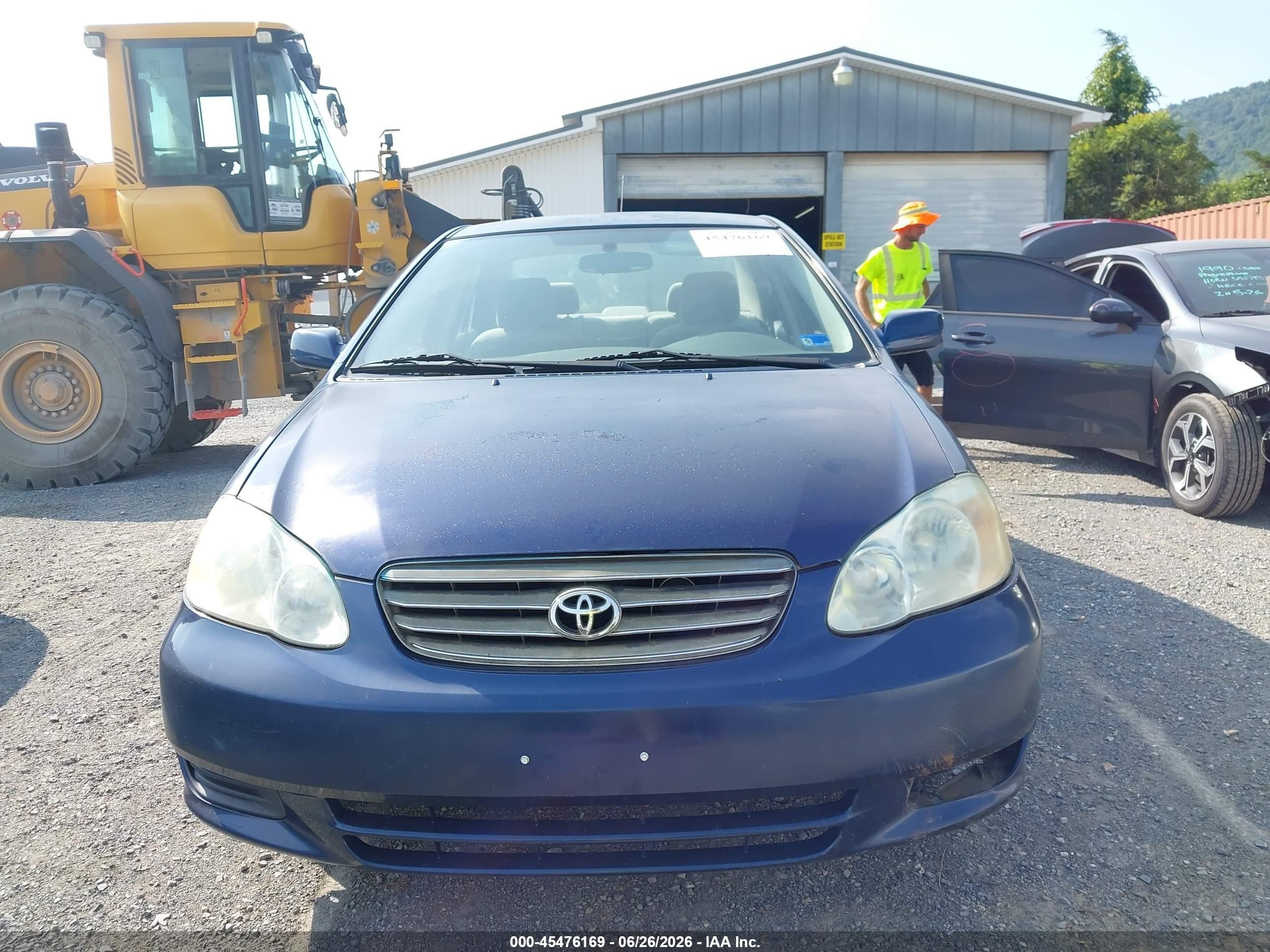 2004 Toyota Corolla Le Синий vin: 2T1BR38E14C313778