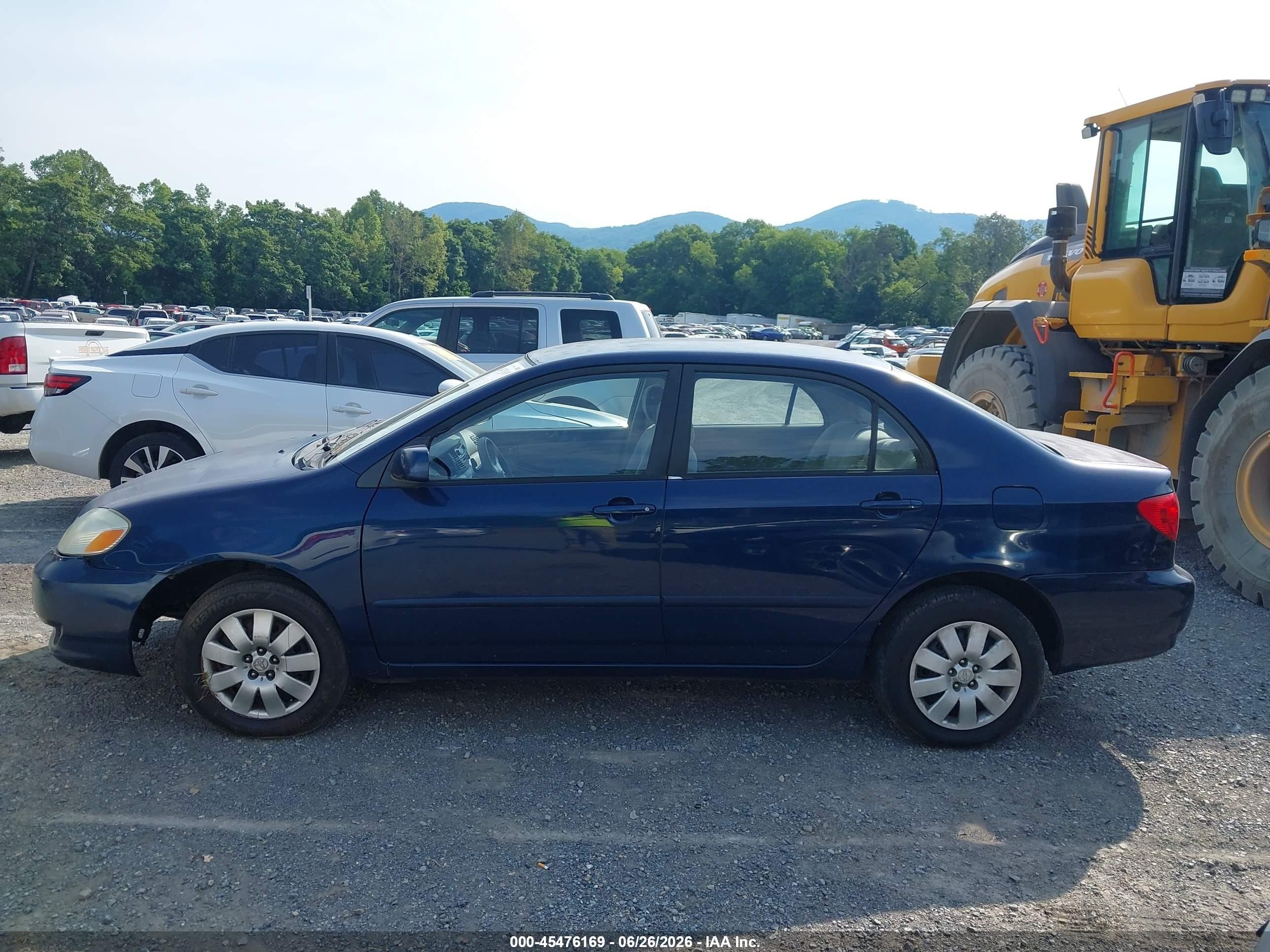2004 Toyota Corolla Le Синий vin: 2T1BR38E14C313778