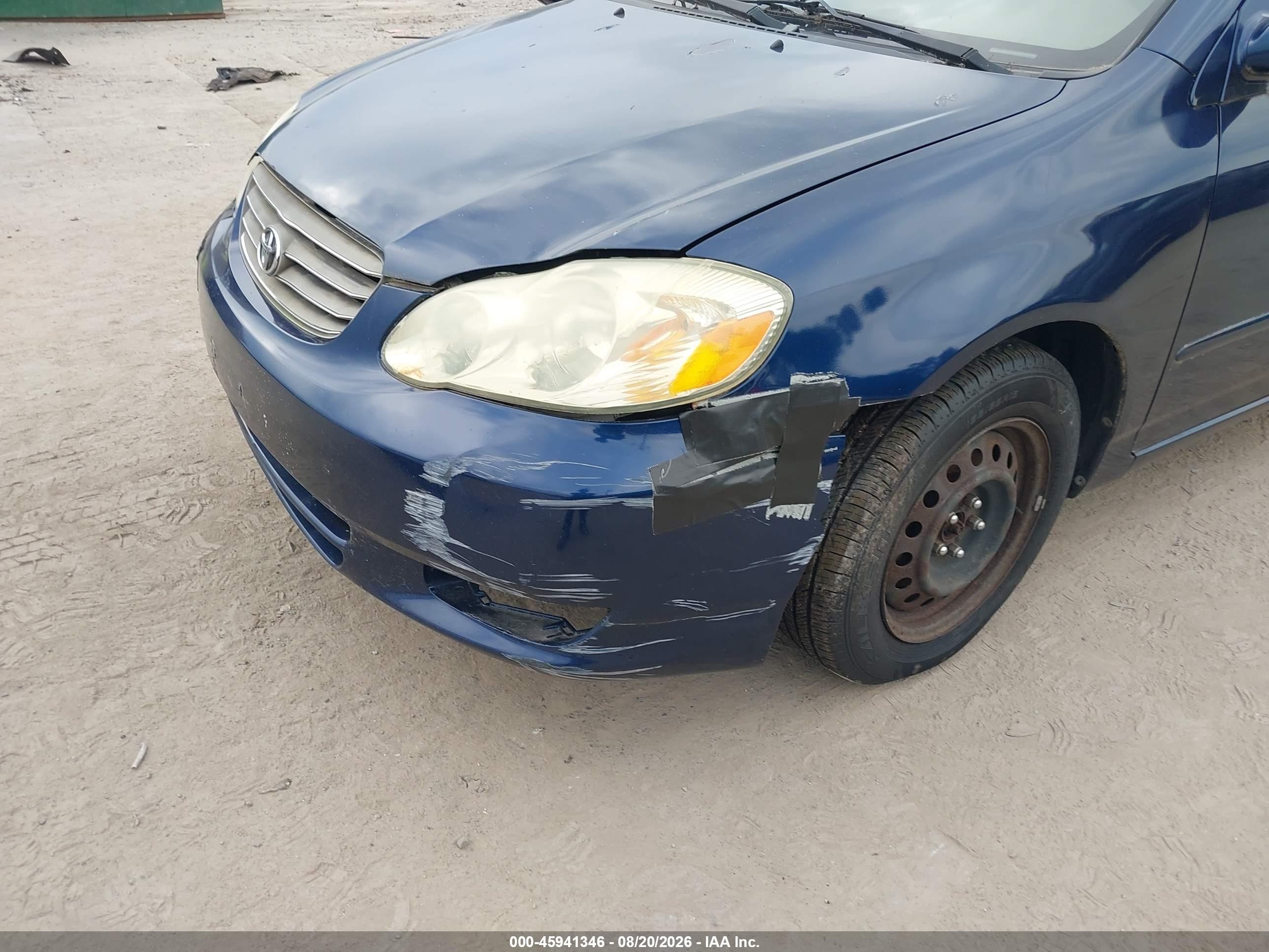 2004 Toyota Corolla Le Blue vin: 2T1BR38E34C306993