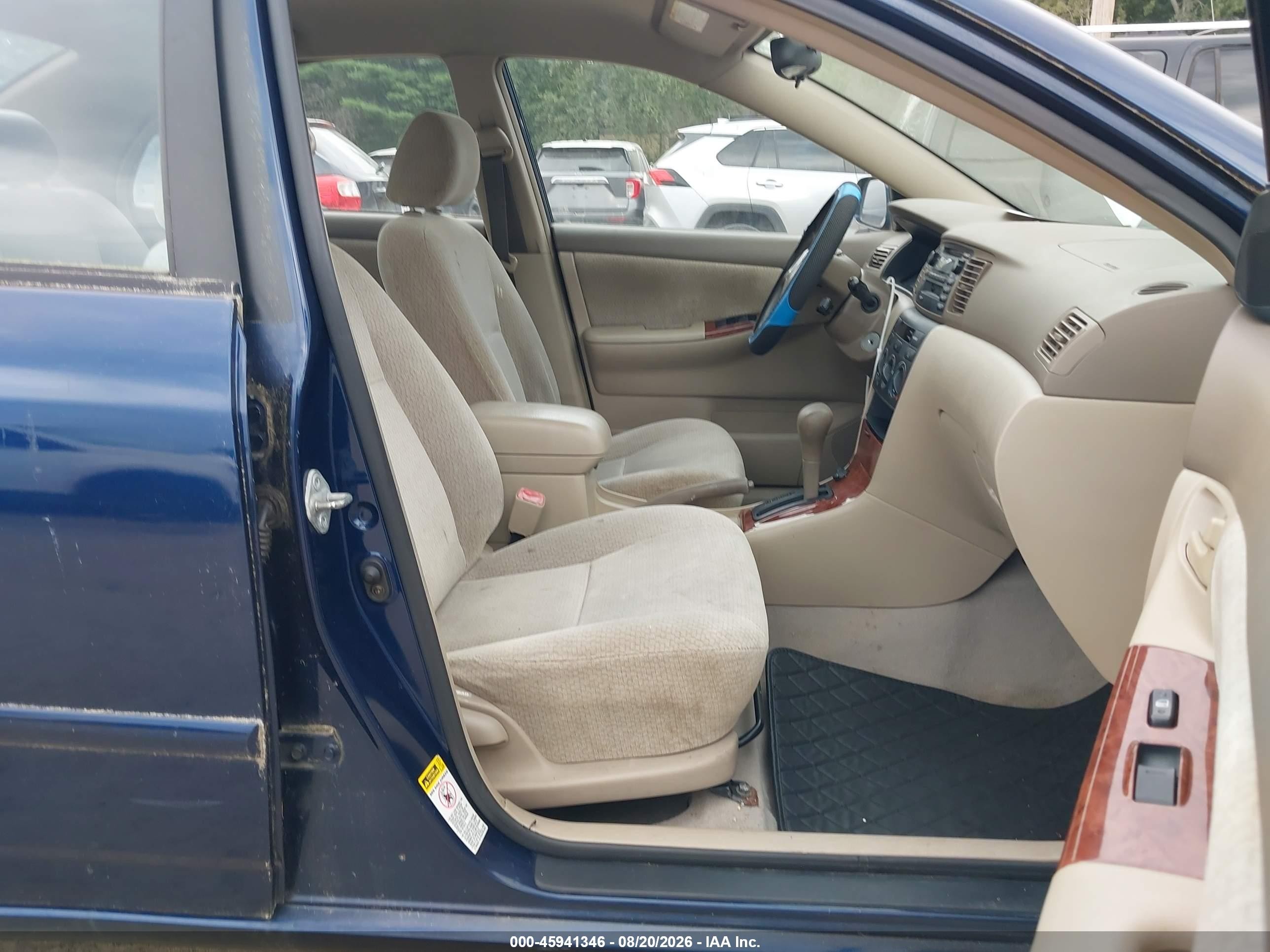 2004 Toyota Corolla Le Blue vin: 2T1BR38E34C306993