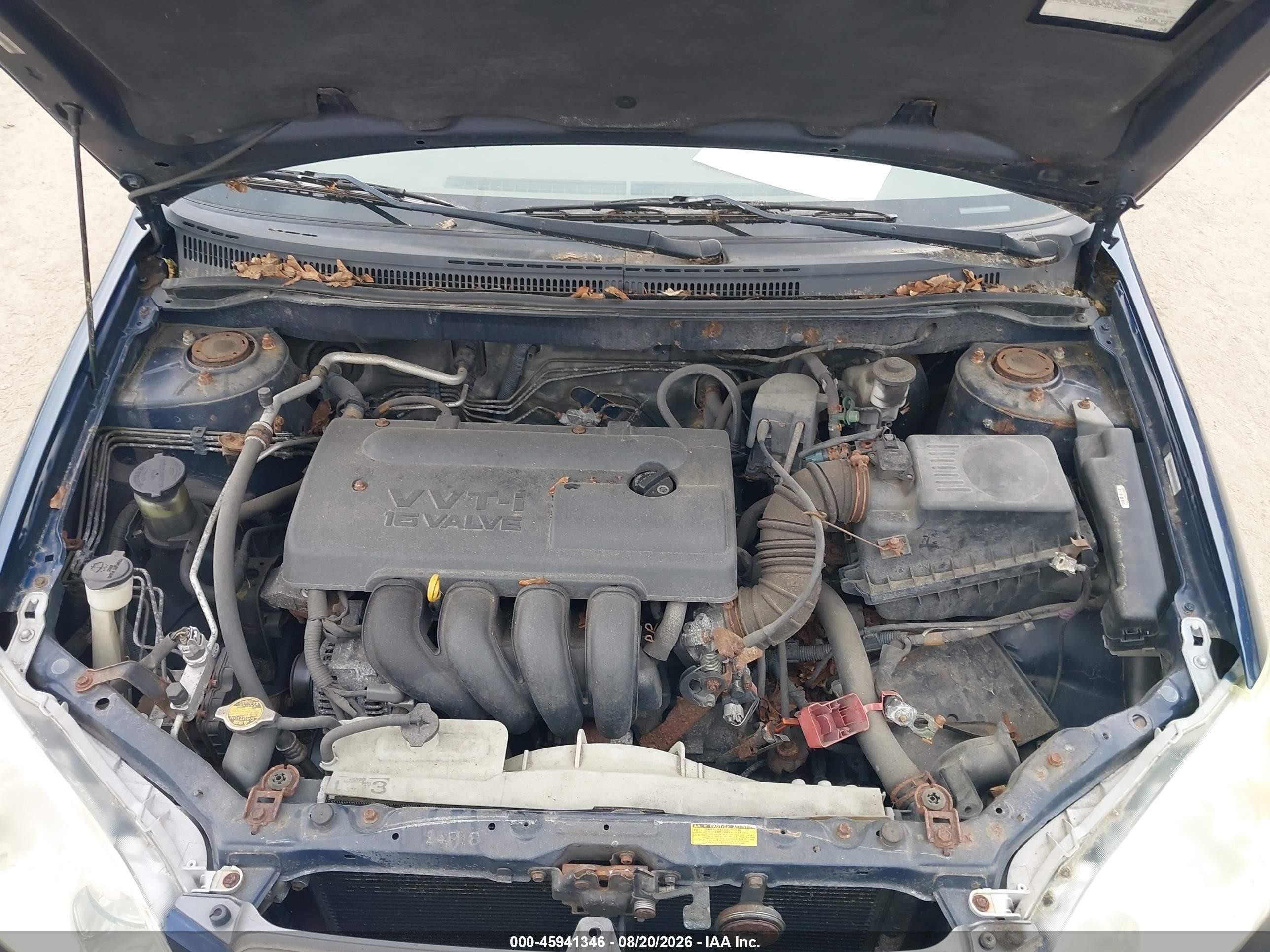 2004 Toyota Corolla Le Blue vin: 2T1BR38E34C306993