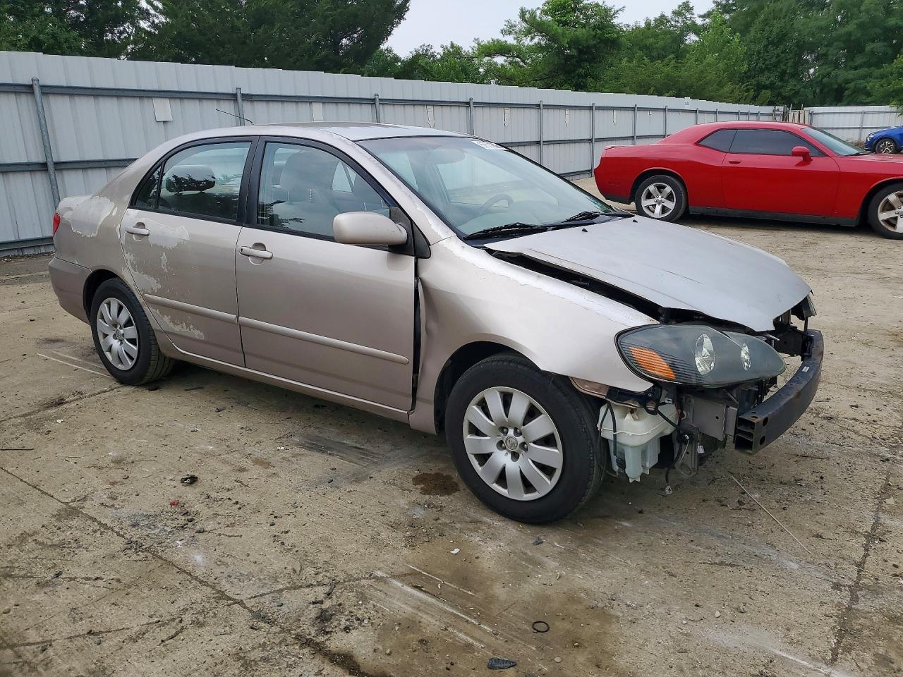 2003 Toyota Corolla Le Silver vin: 2T1BR38E43C150574