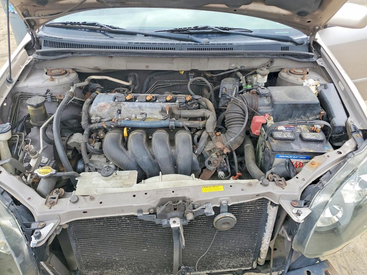 2003 Toyota Corolla Le Silver vin: 2T1BR38E43C150574