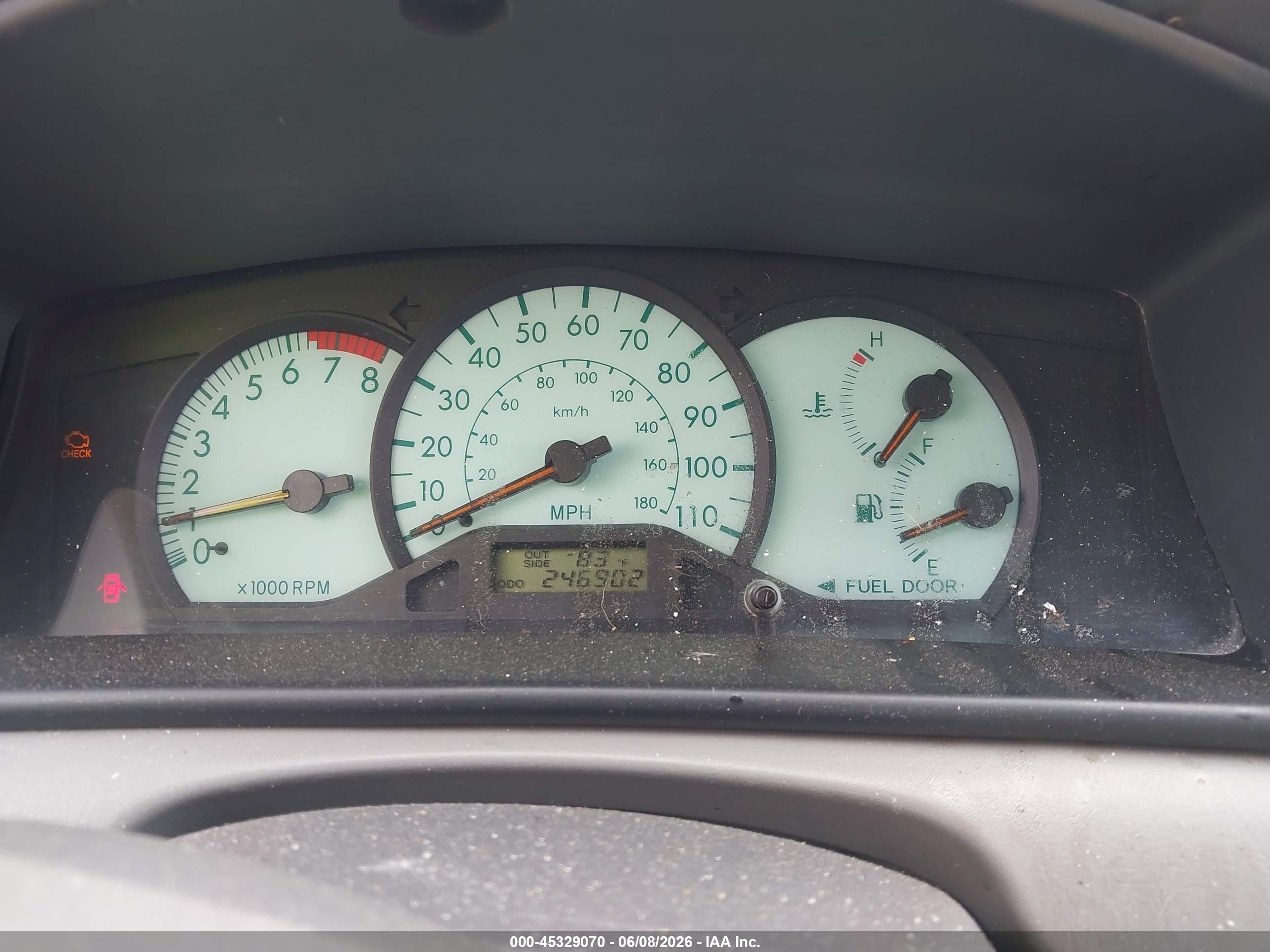 2003 Toyota Corolla Le Silver vin: 2T1BR38E53C102954