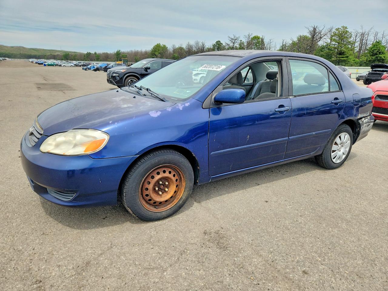 2003 Toyota Corolla Le Blue vin: 2T1BR38E53C137641