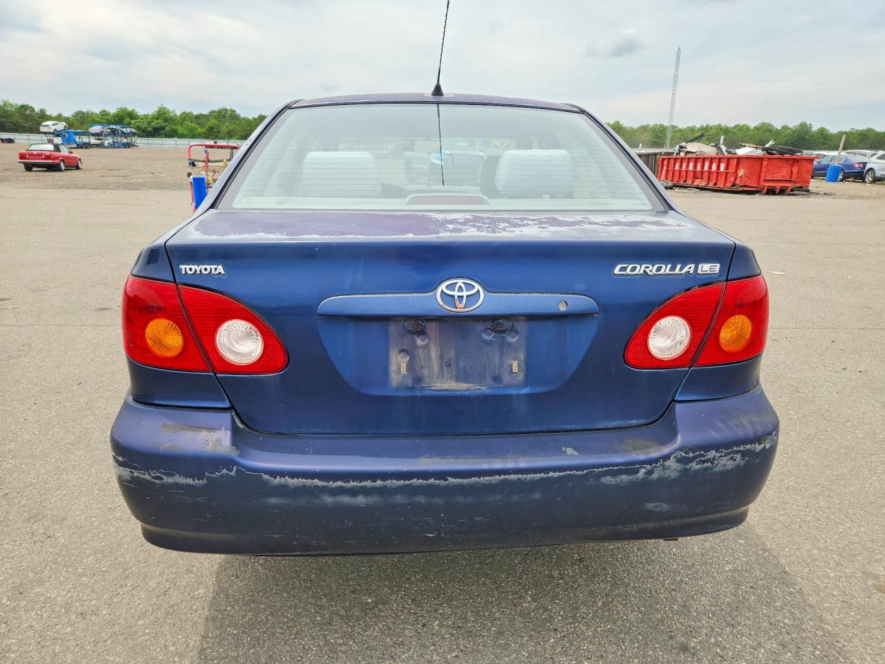 2003 Toyota Corolla Le Blue vin: 2T1BR38E53C137641