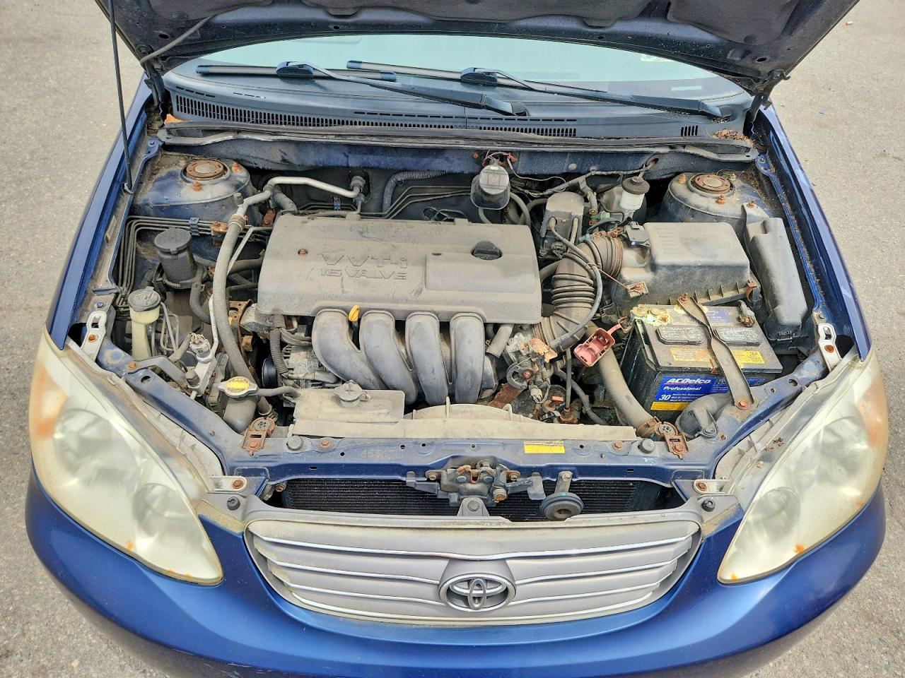 2003 Toyota Corolla Le Blue vin: 2T1BR38E53C137641