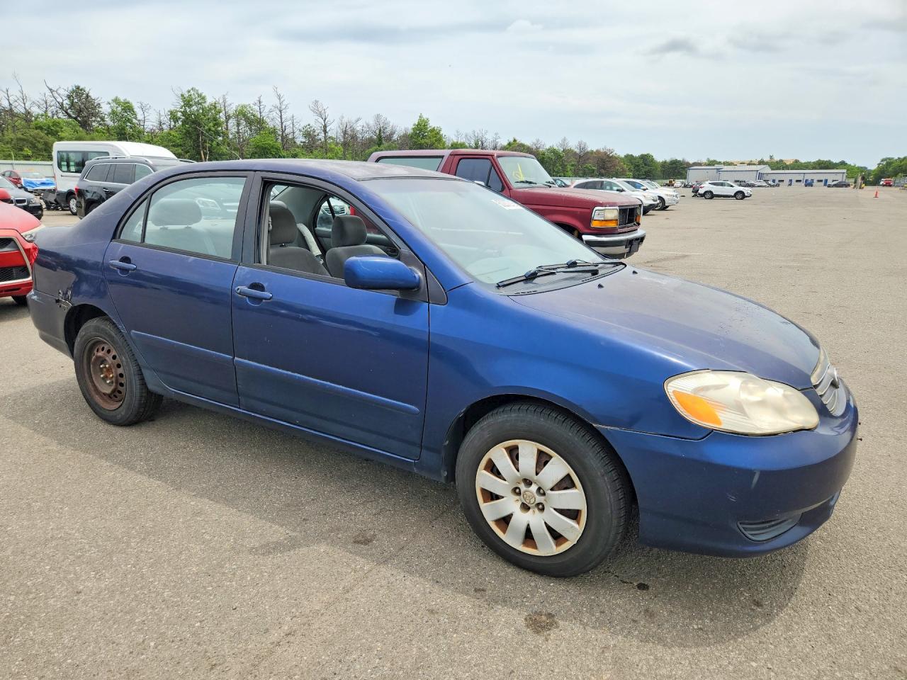 2003 Toyota Corolla Le Blue vin: 2T1BR38E53C137641
