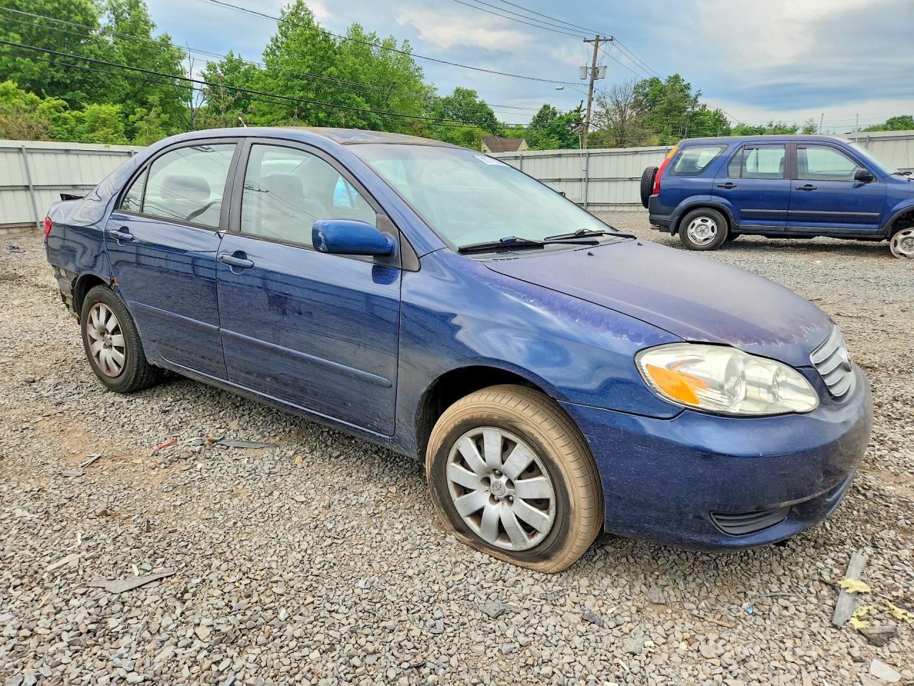 2003 Toyota Corolla Le Blue vin: 2T1BR38E53C151149