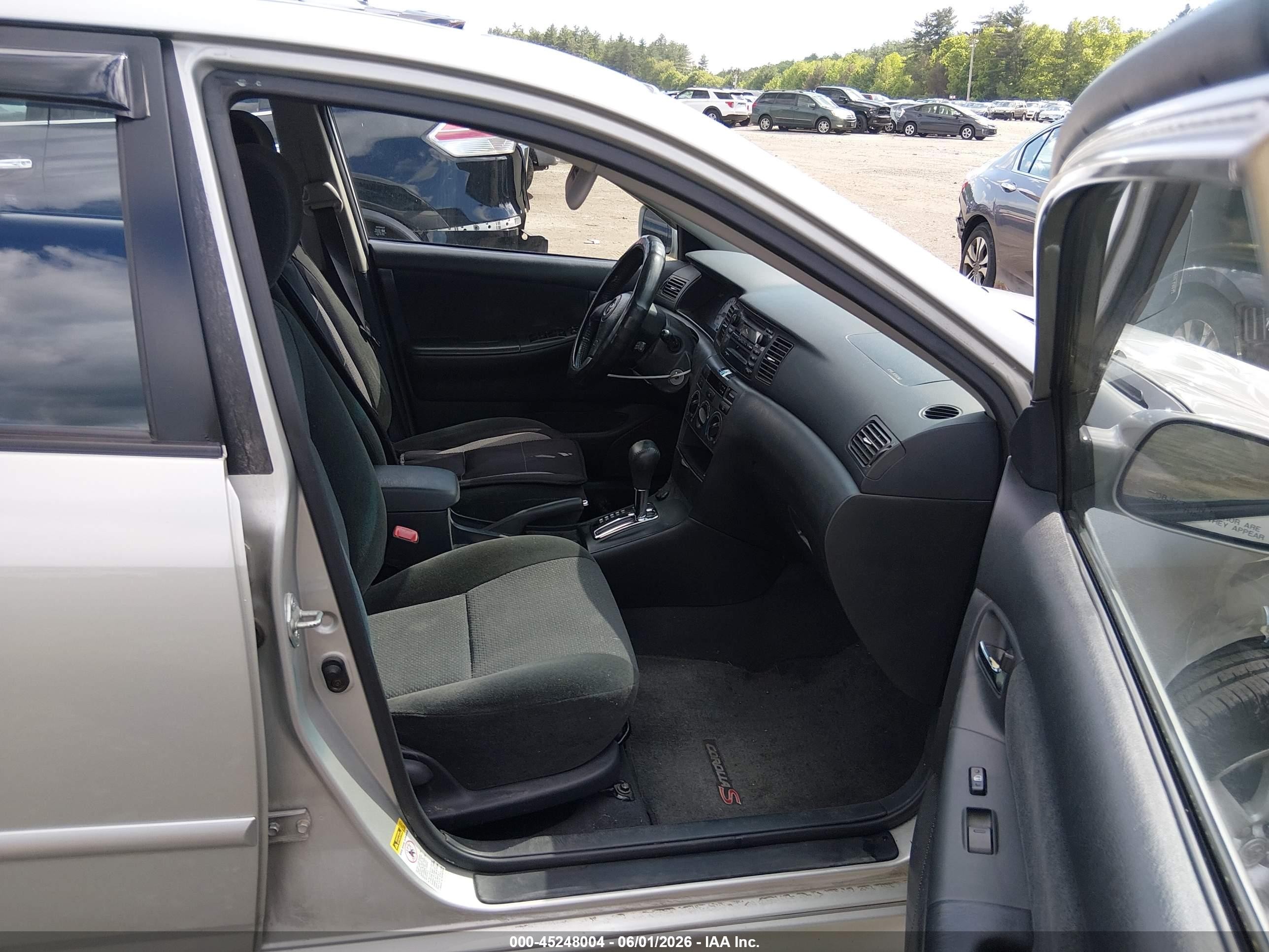 2004 Toyota Corolla S Silver vin: 2T1BR38E54C219774
