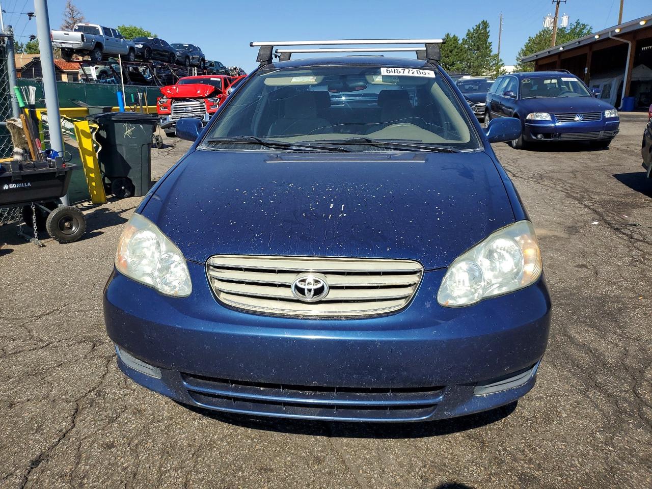 2003 Toyota Corolla Le Blue vin: 2T1BR38E63C003219