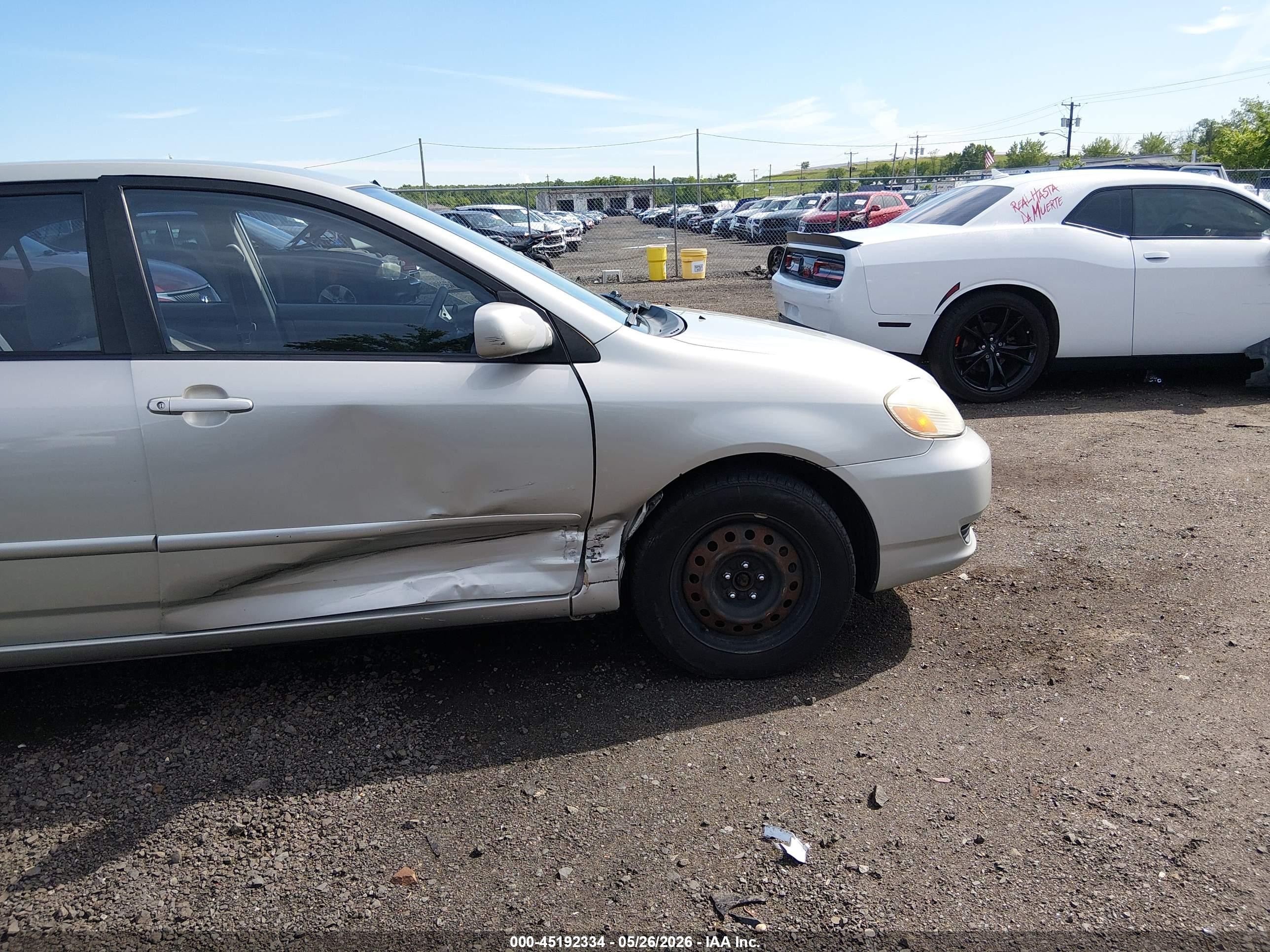 2003 Toyota Corolla Le Серебряный vin: 2T1BR38E63C079068