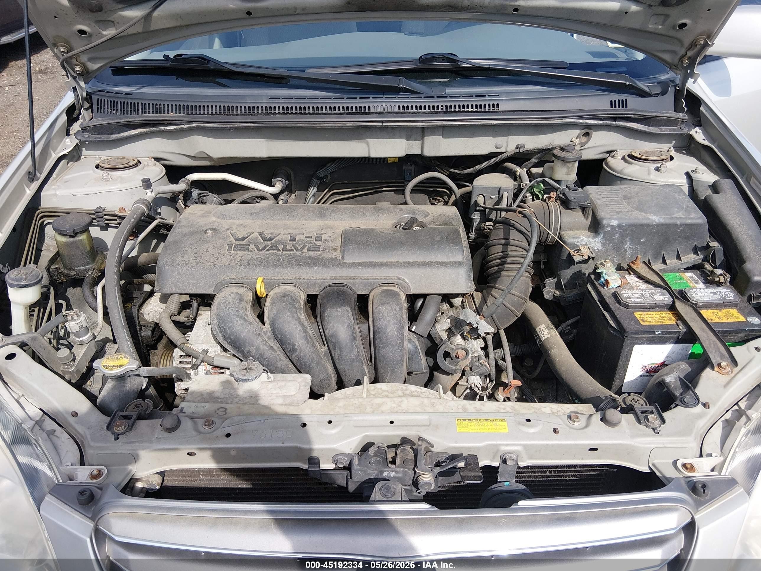 2003 Toyota Corolla Le Серебряный vin: 2T1BR38E63C079068