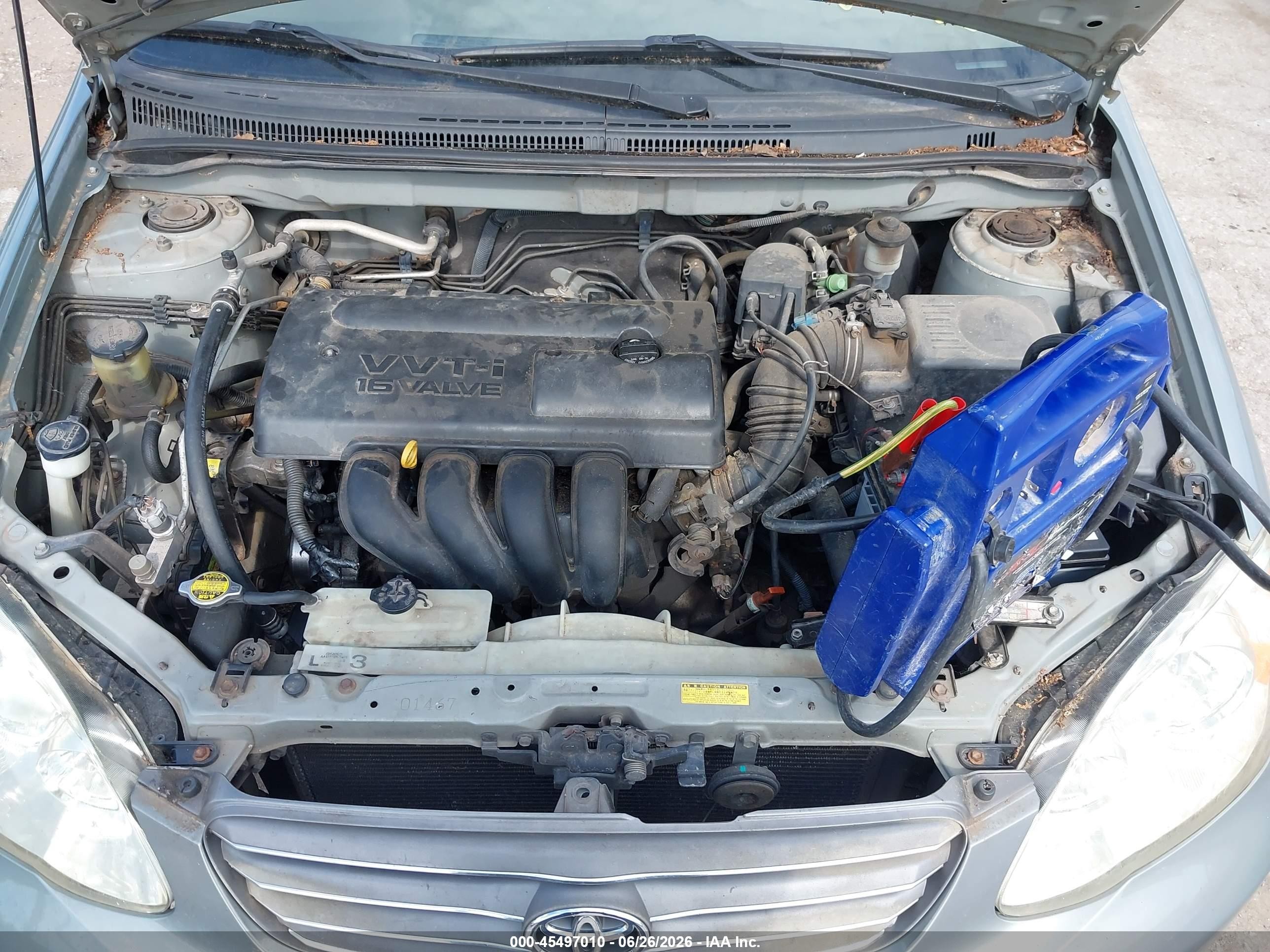 2003 Toyota Corolla Le Silver vin: 2T1BR38E63C096498