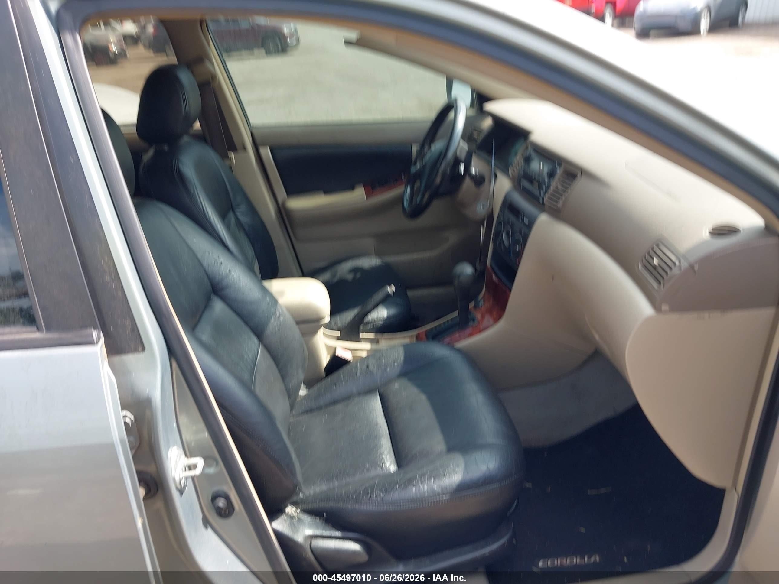 2003 Toyota Corolla Le Silver vin: 2T1BR38E63C096498